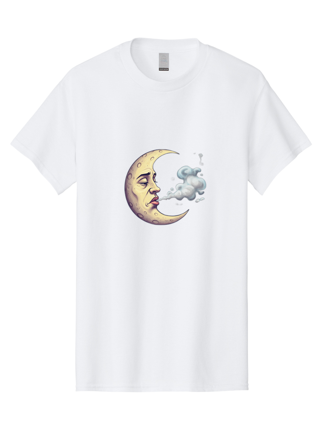 Moon-Smoking Men'S Graphic Tee, 100% Cotton, Comfortable Casual Summer Wear, Machine Washable, Vintage Camera, Old Camera, Antique Camera, Black Camera, Classic Photography, Photography Equipment, Nostalgic Device, Film Camera, Camera Art Bao669