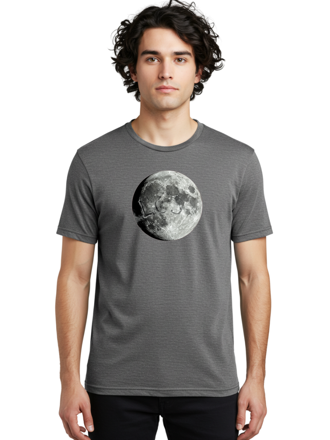 Moon-Surface Men'S Graphic Tee, 100% Cotton, Comfortable Casual Summer Wear, Machine Washable, Vintage Camera, Old Camera, Antique Camera, Black Camera, Classic Photography, Photography Equipment, Nostalgic Device, Film Camera, Camera Art Bao671