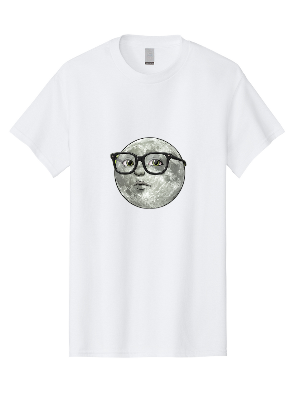 Moon-With-Glasses Men'S Graphic Tee, 100% Cotton, Comfortable Casual Summer Wear, Machine Washable, Vintage Camera, Old Camera, Antique Camera, Black Camera, Classic Photography, Photography Equipment, Nostalgic Device, Film Camera, Camera Art Bao673