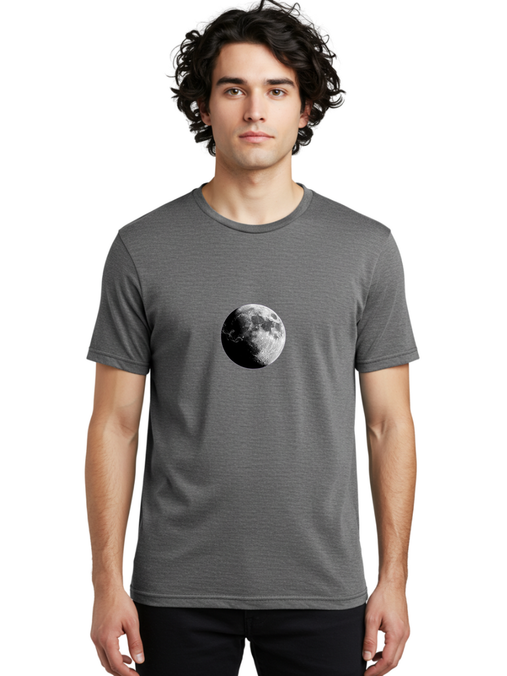 Moon Men'S Graphic Tee, 100% Cotton, Comfortable Casual Summer Wear, Machine Washable, Vintage Camera, Old Camera, Antique Camera, Black Camera, Classic Photography, Photography Equipment, Nostalgic Device, Film Camera, Camera Art Bao675