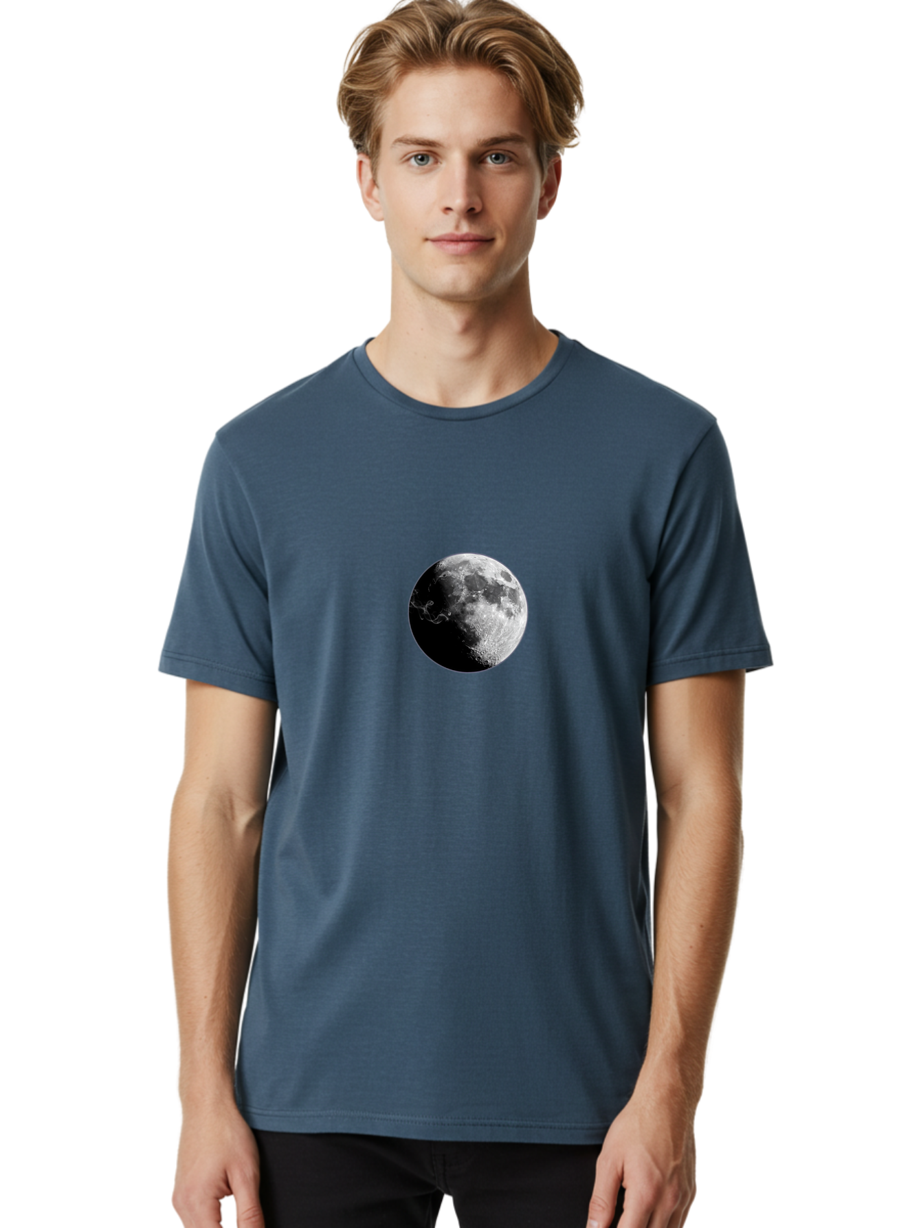 Moon Men'S Graphic Tee, 100% Cotton, Comfortable Casual Summer Wear, Machine Washable, Vintage Camera, Old Camera, Antique Camera, Black Camera, Classic Photography, Photography Equipment, Nostalgic Device, Film Camera, Camera Art Bao675