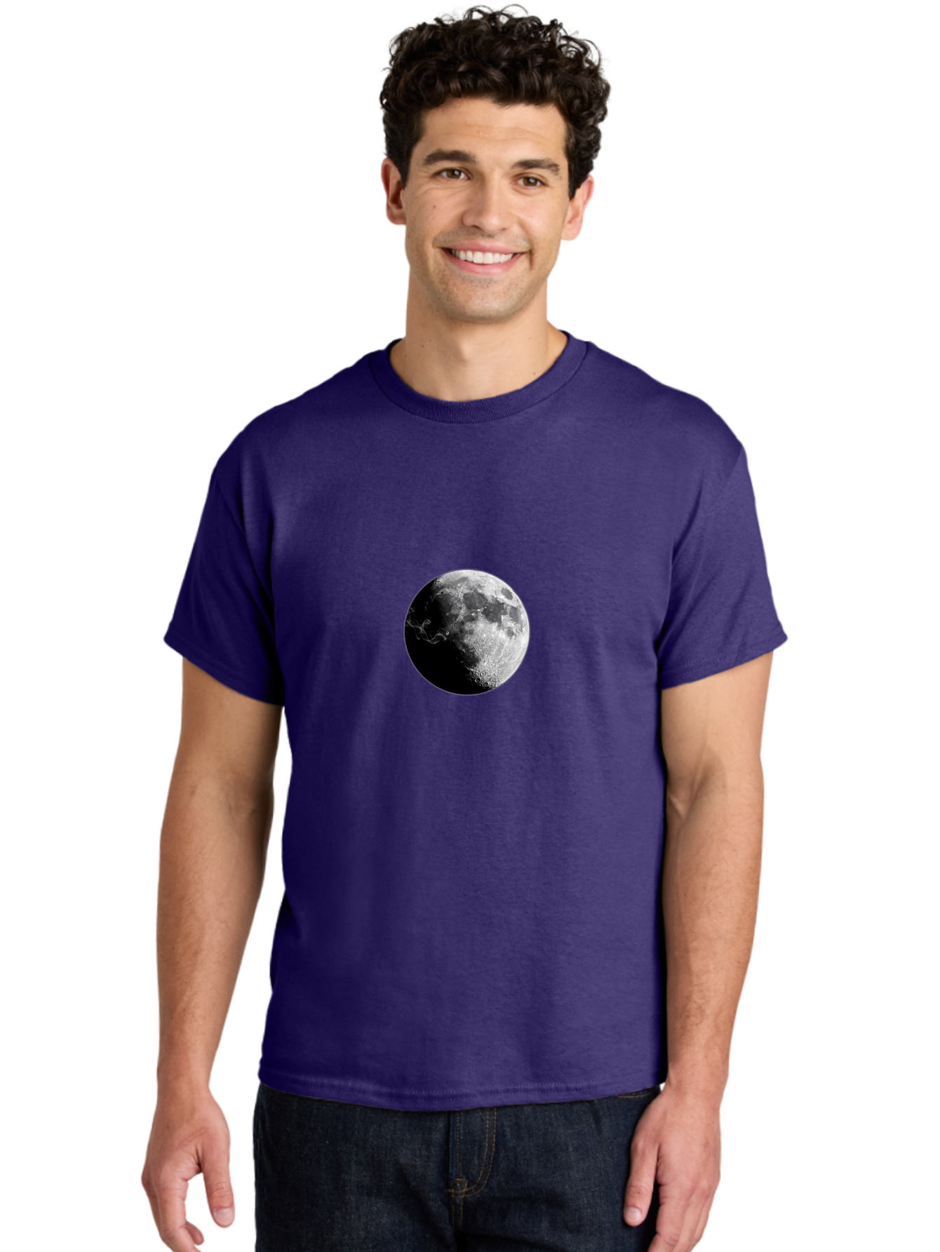 Moon Men'S Graphic Tee, 100% Cotton, Comfortable Casual Summer Wear, Machine Washable, Vintage Camera, Old Camera, Antique Camera, Black Camera, Classic Photography, Photography Equipment, Nostalgic Device, Film Camera, Camera Art Bao675