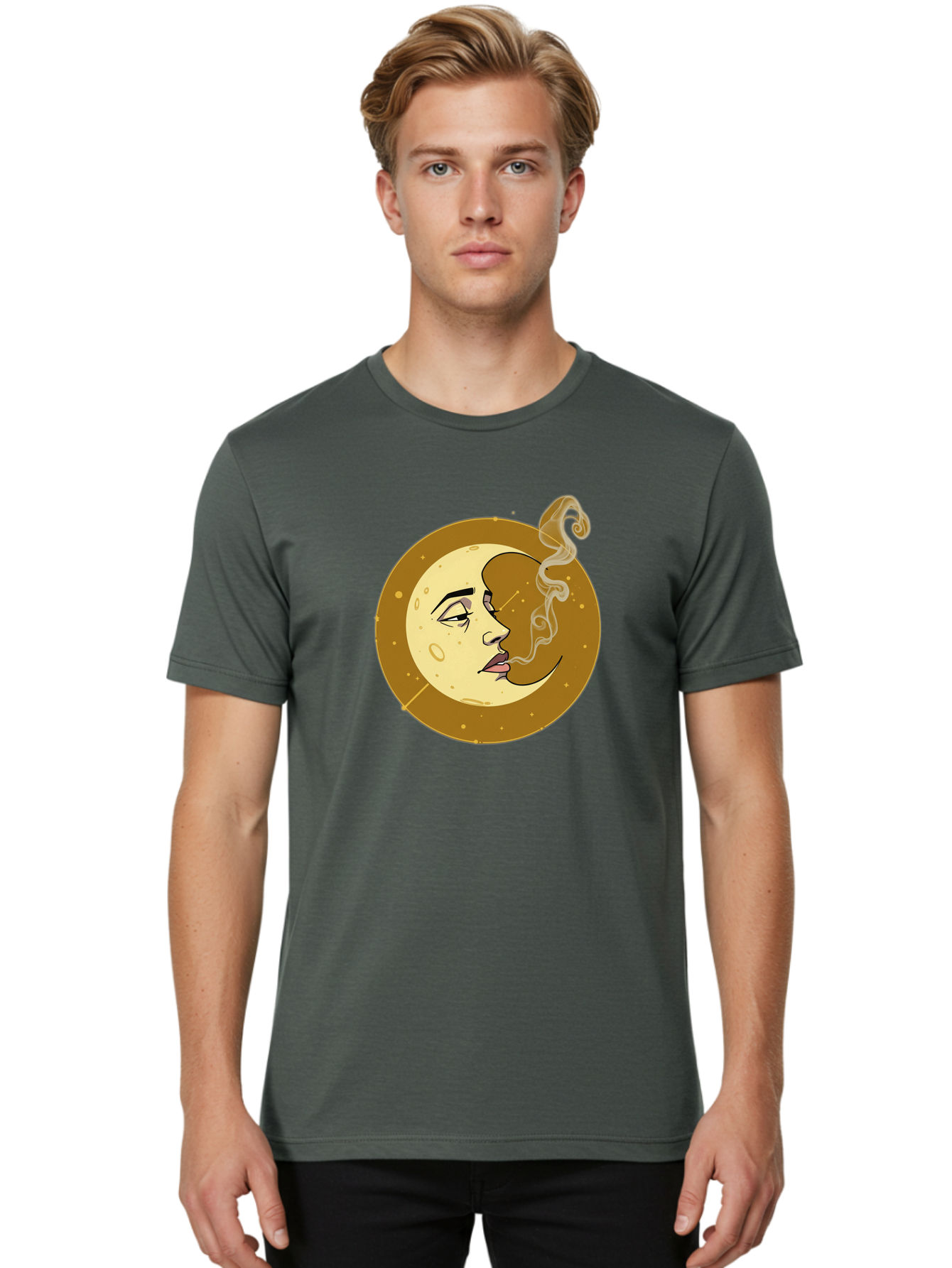 Moonface Men'S Graphic Tee, 100% Cotton, Comfortable Casual Summer Wear, Machine Washable, Vintage Camera, Old Camera, Antique Camera, Black Camera, Classic Photography, Photography Equipment, Nostalgic Device, Film Camera, Camera Art Bao676