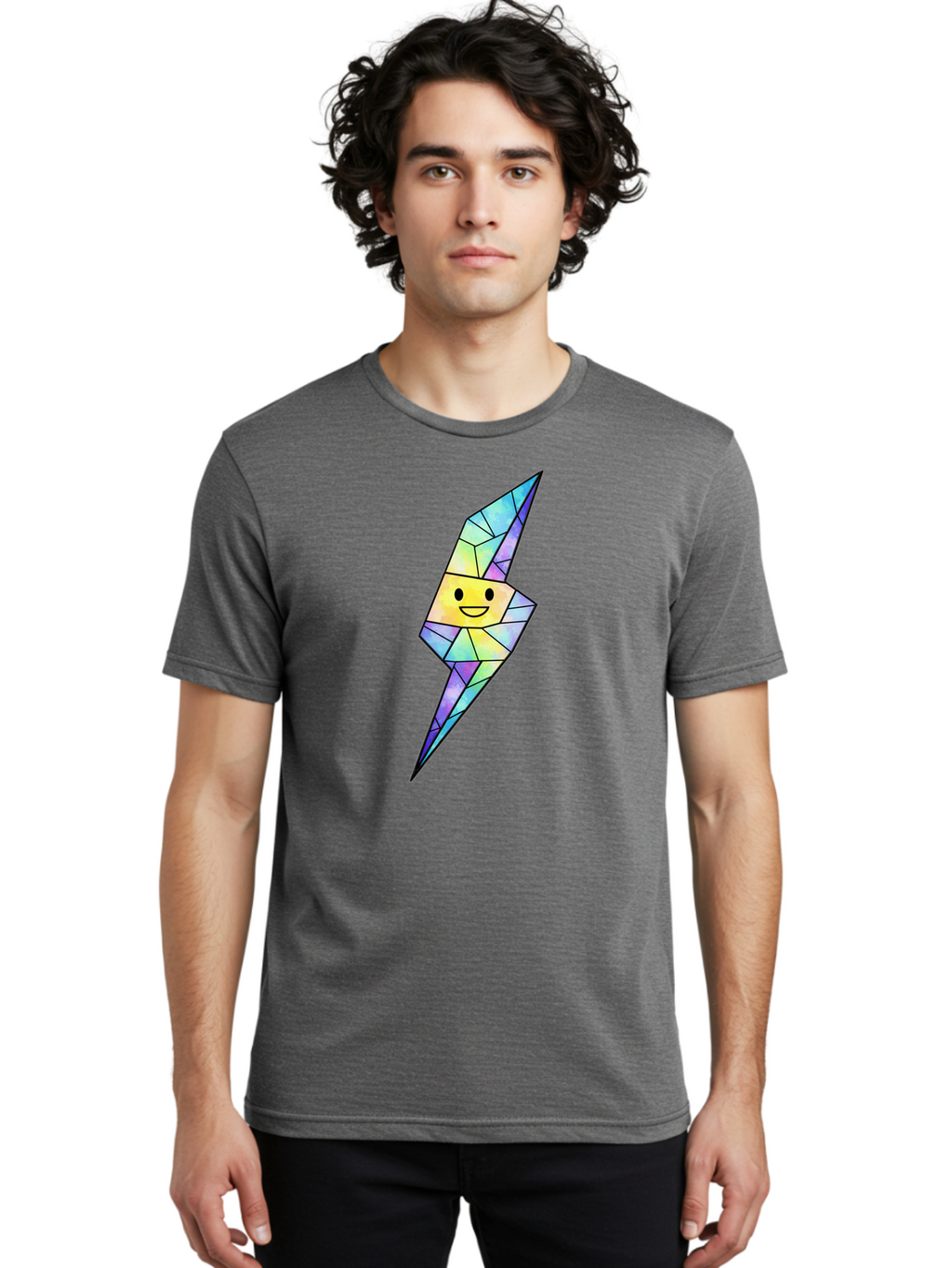 Mosaic-Lightning-Bolt Men'S Graphic Tee, 100% Cotton, Comfortable Casual Summer Wear, Machine Washable, Vintage Camera, Old Camera, Antique Camera, Black Camera, Classic Photography, Photography Equipment, Nostalgic Device, Film Camera, Bao678