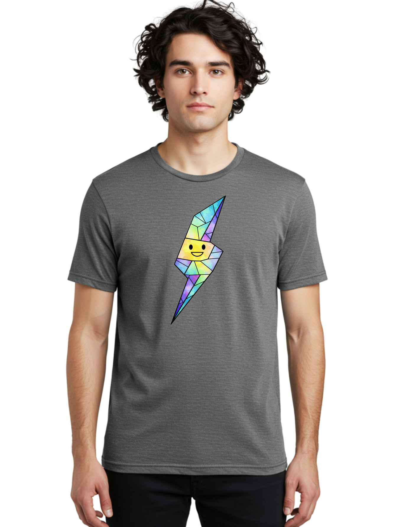 Mosaic-Lightning-Bolt Men'S Graphic Tee, 100% Cotton, Comfortable Casual Summer Wear, Machine Washable, Vintage Camera, Old Camera, Antique Camera, Black Camera, Classic Photography, Photography Equipment, Nostalgic Device, Film Camera, Bao678