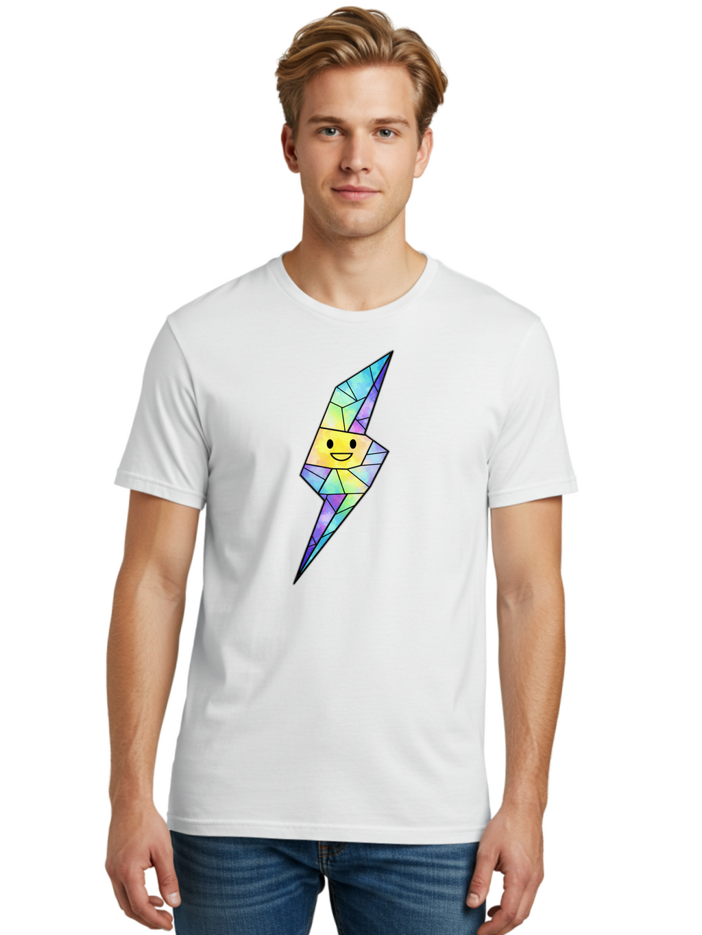 Mosaic-Lightning-Bolt Men'S Graphic Tee, 100% Cotton, Comfortable Casual Summer Wear, Machine Washable, Vintage Camera, Old Camera, Antique Camera, Black Camera, Classic Photography, Photography Equipment, Nostalgic Device, Film Camera, Bao678