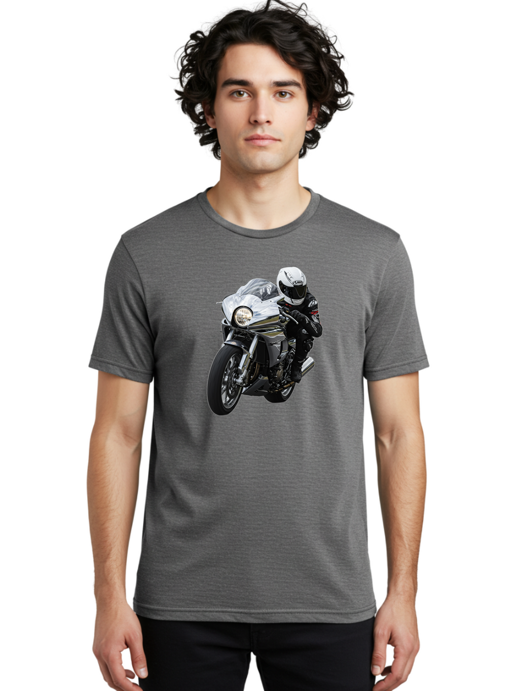 Motorcycle-Rider Men'S Graphic Tee, 100% Cotton, Comfortable Casual Summer Wear, Machine Washable, Vintage Camera, Old Camera, Antique Camera, Black Camera, Classic Photography, Photography Equipment, Nostalgic Device, Film Camera, Camera Art Bao681