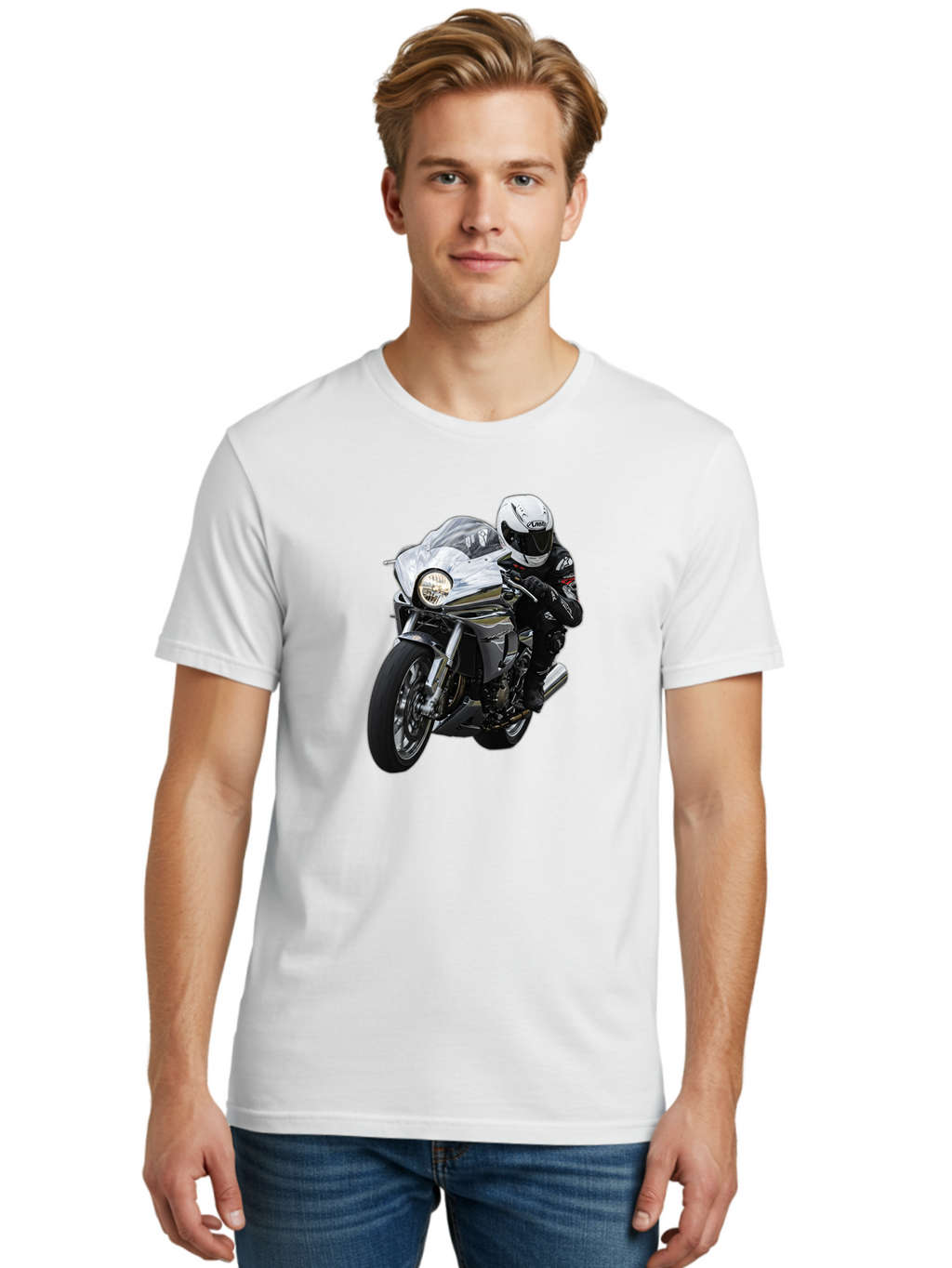 Motorcycle-Rider Men'S Graphic Tee, 100% Cotton, Comfortable Casual Summer Wear, Machine Washable, Vintage Camera, Old Camera, Antique Camera, Black Camera, Classic Photography, Photography Equipment, Nostalgic Device, Film Camera, Camera Art Bao681