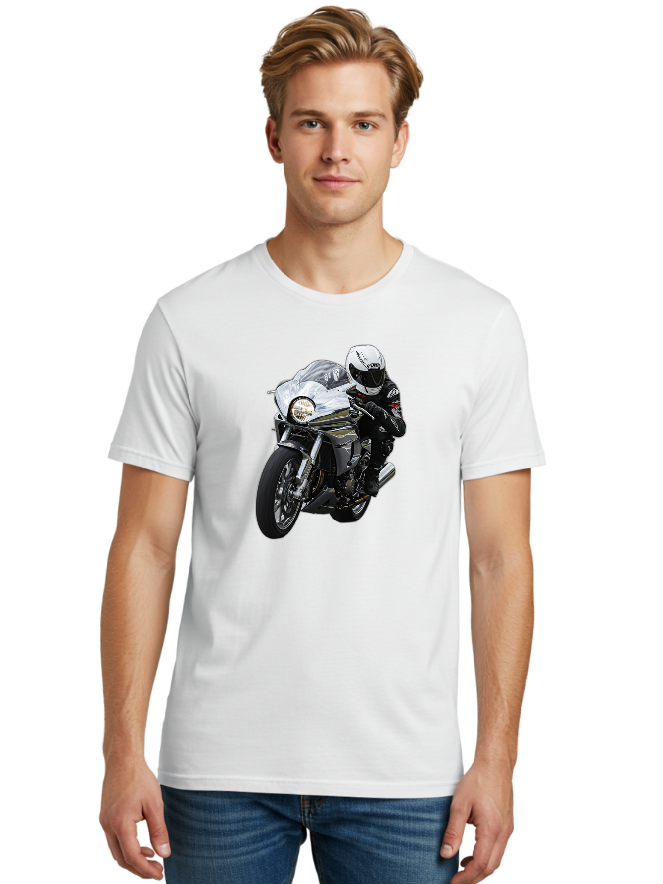 Motorcycle-Rider Men'S Graphic Tee, 100% Cotton, Comfortable Casual Summer Wear, Machine Washable, Vintage Camera, Old Camera, Antique Camera, Black Camera, Classic Photography, Photography Equipment, Nostalgic Device, Film Camera, Camera Art Bao681