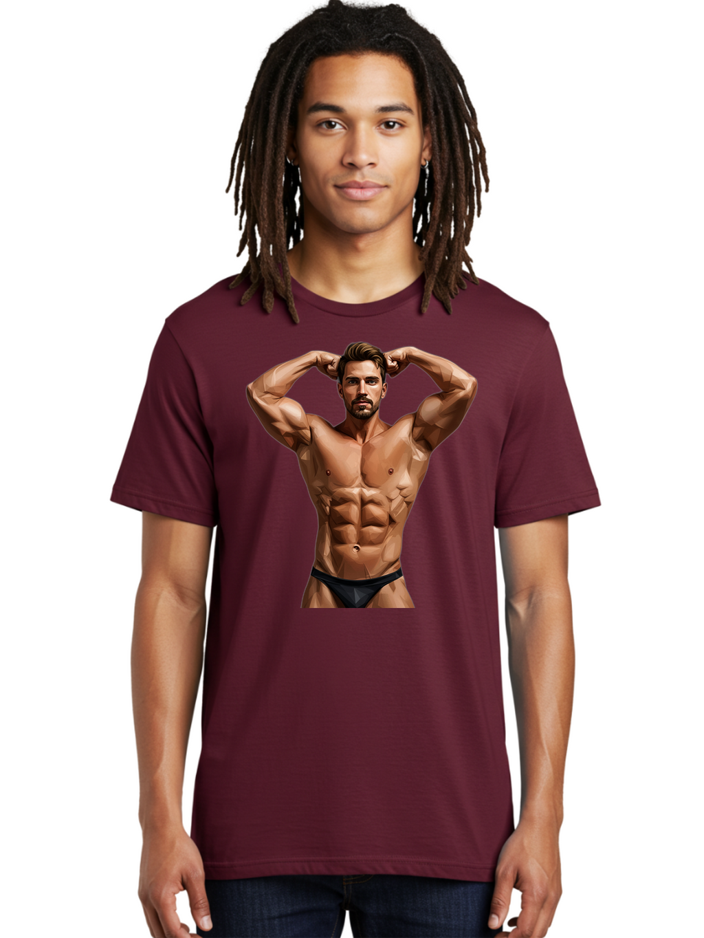 Muscular-Man-1 Men'S Graphic Tee, 100% Cotton, Comfortable Casual Summer Wear, Machine Washable, Vintage Camera, Old Camera, Antique Camera, Black Camera, Classic Photography, Photography Equipment, Nostalgic Device, Film Camera, Camera Art Bao684