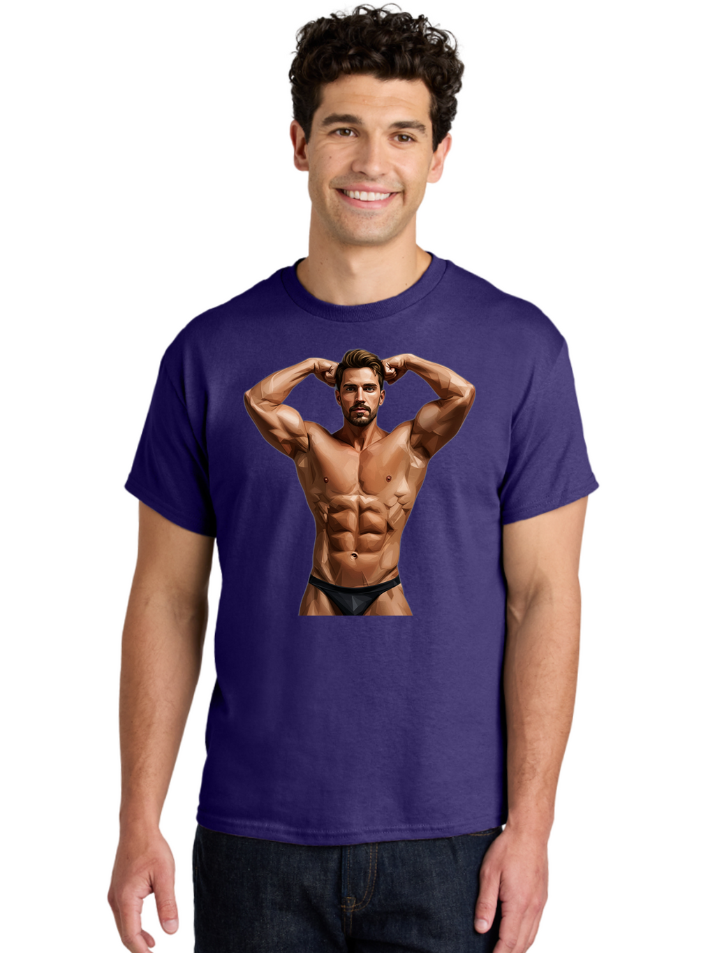 Muscular-Man-1 Men'S Graphic Tee, 100% Cotton, Comfortable Casual Summer Wear, Machine Washable, Vintage Camera, Old Camera, Antique Camera, Black Camera, Classic Photography, Photography Equipment, Nostalgic Device, Film Camera, Camera Art Bao684