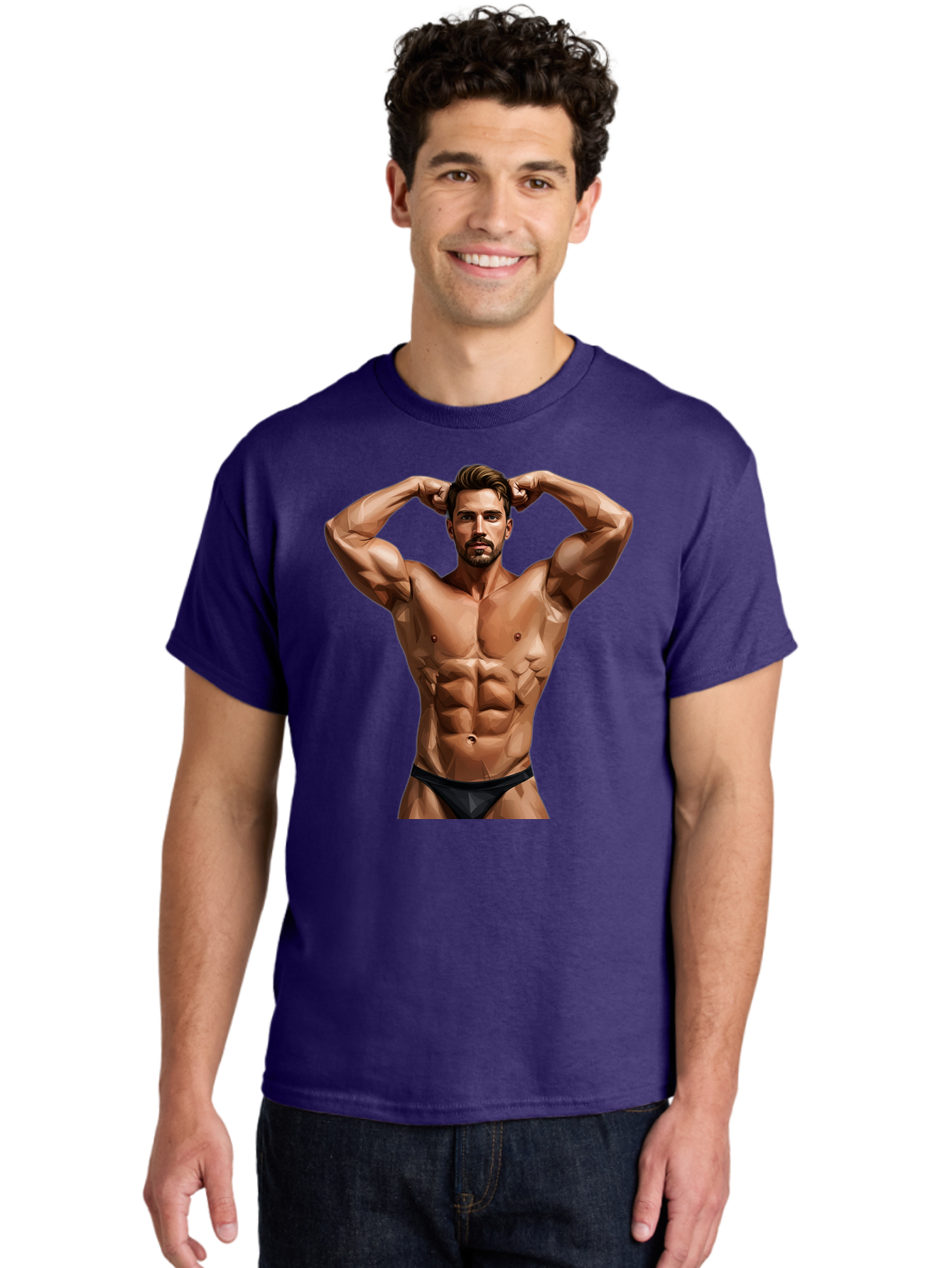 Muscular-Man-1 Men'S Graphic Tee, 100% Cotton, Comfortable Casual Summer Wear, Machine Washable, Vintage Camera, Old Camera, Antique Camera, Black Camera, Classic Photography, Photography Equipment, Nostalgic Device, Film Camera, Camera Art Bao684