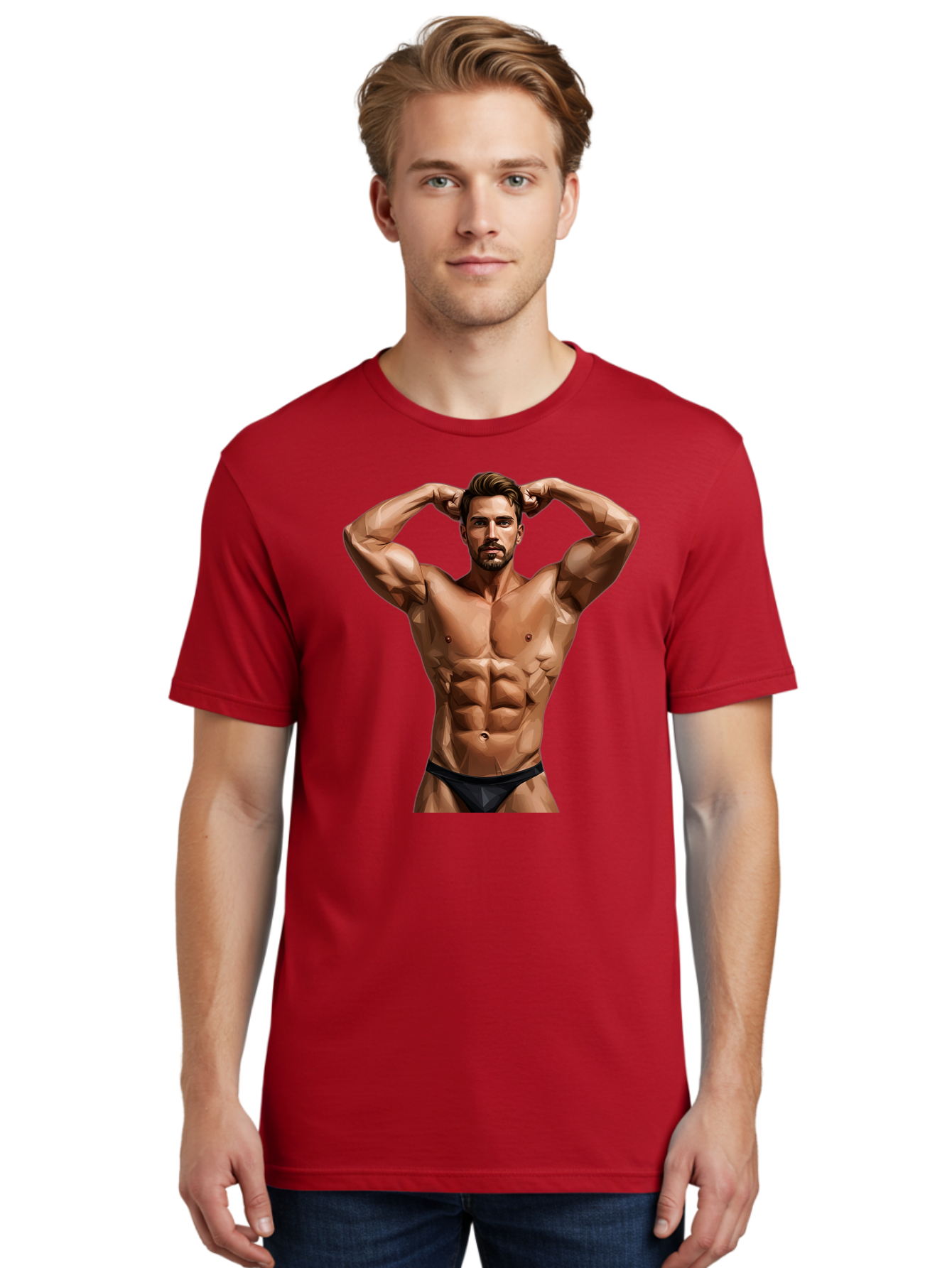 Muscular-Man-1 Men'S Graphic Tee, 100% Cotton, Comfortable Casual Summer Wear, Machine Washable, Vintage Camera, Old Camera, Antique Camera, Black Camera, Classic Photography, Photography Equipment, Nostalgic Device, Film Camera, Camera Art Bao684