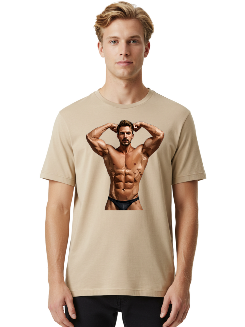 Muscular-Man-1 Men'S Graphic Tee, 100% Cotton, Comfortable Casual Summer Wear, Machine Washable, Vintage Camera, Old Camera, Antique Camera, Black Camera, Classic Photography, Photography Equipment, Nostalgic Device, Film Camera, Camera Art Bao684