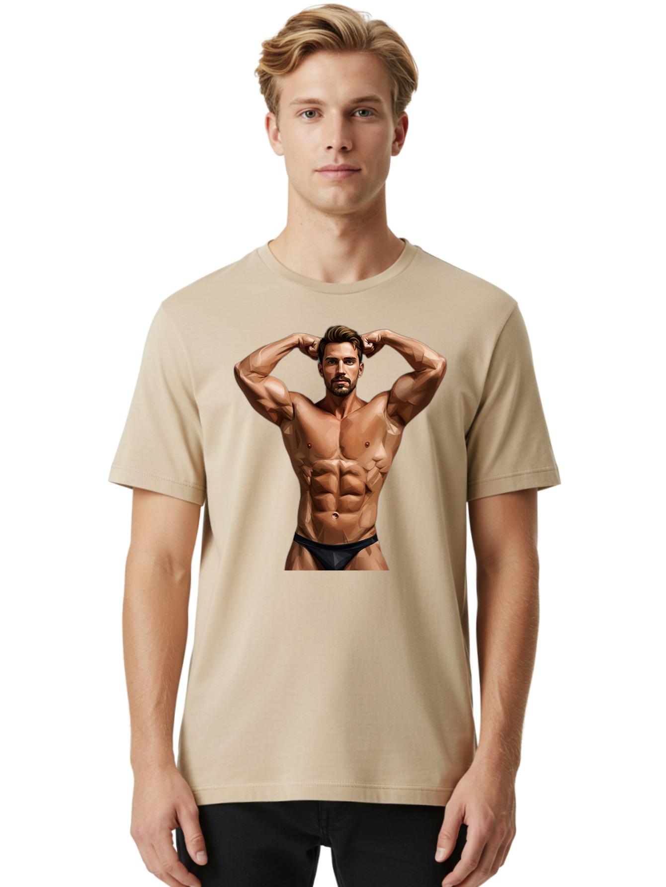 Muscular-Man-1 Men'S Graphic Tee, 100% Cotton, Comfortable Casual Summer Wear, Machine Washable, Vintage Camera, Old Camera, Antique Camera, Black Camera, Classic Photography, Photography Equipment, Nostalgic Device, Film Camera, Camera Art Bao684