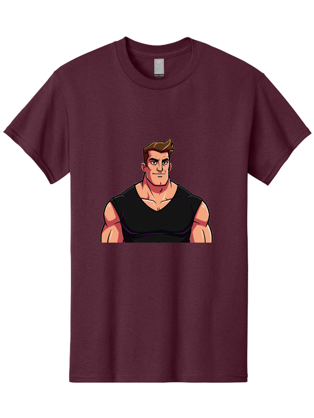 Muscular-Man Men'S Graphic Tee, 100% Cotton, Comfortable Casual Summer Wear, Machine Washable, Vintage Camera, Old Camera, Antique Camera, Black Camera, Classic Photography, Photography Equipment, Nostalgic Device, Film Camera, Camera Art Bao685