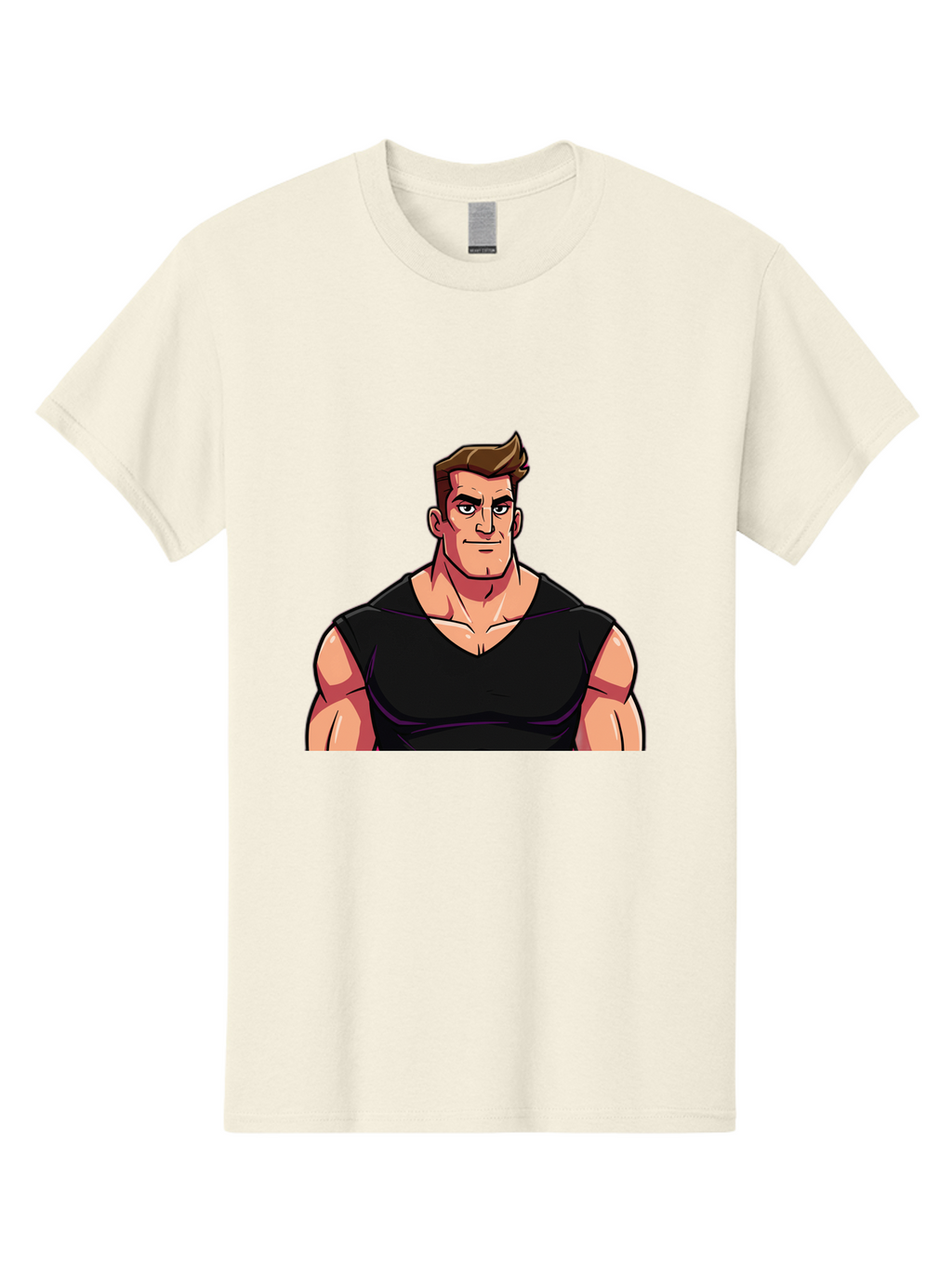 Muscular-Man Men'S Graphic Tee, 100% Cotton, Comfortable Casual Summer Wear, Machine Washable, Vintage Camera, Old Camera, Antique Camera, Black Camera, Classic Photography, Photography Equipment, Nostalgic Device, Film Camera, Camera Art Bao685