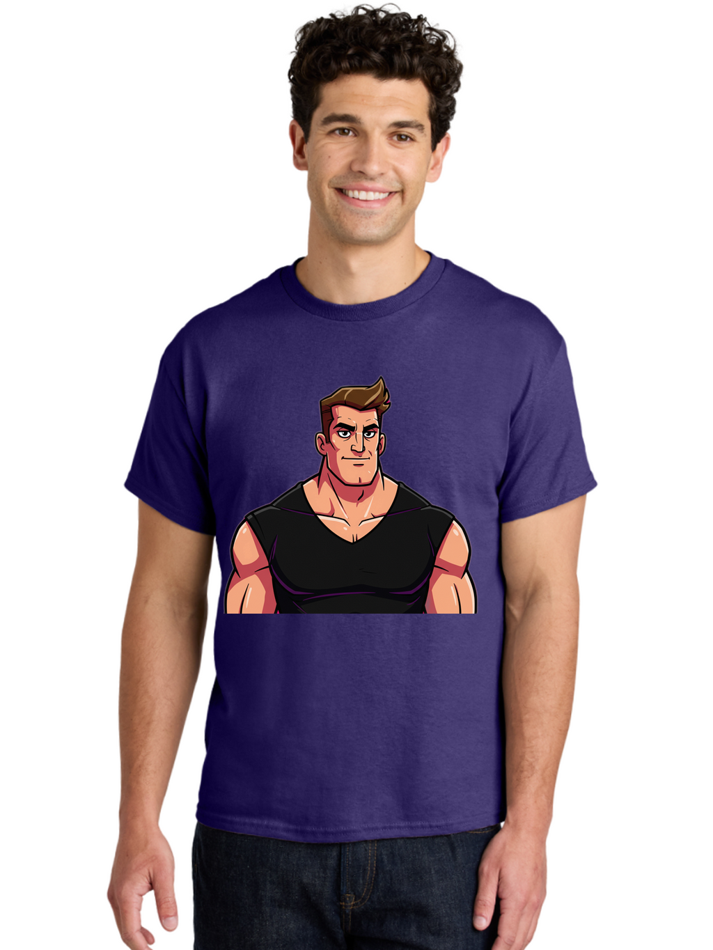 Muscular-Man Men'S Graphic Tee, 100% Cotton, Comfortable Casual Summer Wear, Machine Washable, Vintage Camera, Old Camera, Antique Camera, Black Camera, Classic Photography, Photography Equipment, Nostalgic Device, Film Camera, Camera Art Bao685