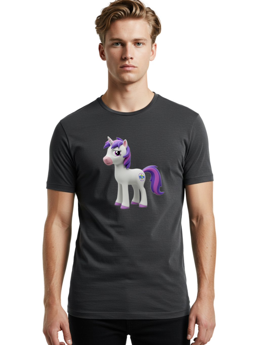 My-Little-Pony-Unicorn-1 Men'S Graphic Tee, 100% Cotton, Comfortable Casual Summer Wear, Machine Washable, Vintage Camera, Old Camera, Antique Camera, Black Camera, Classic Photography, Photography Equipment, Nostalgic Device, Film Camera, Bao688