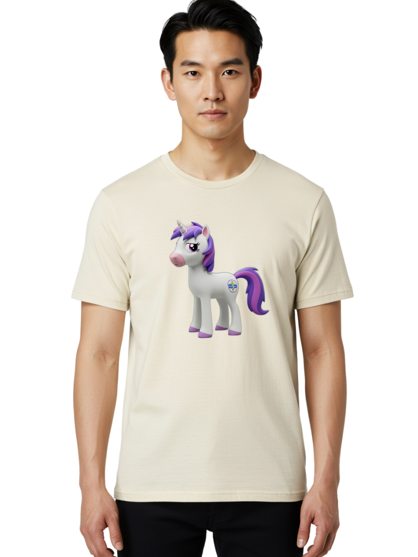My-Little-Pony-Unicorn-1 Men'S Graphic Tee, 100% Cotton, Comfortable Casual Summer Wear, Machine Washable, Vintage Camera, Old Camera, Antique Camera, Black Camera, Classic Photography, Photography Equipment, Nostalgic Device, Film Camera, Bao688