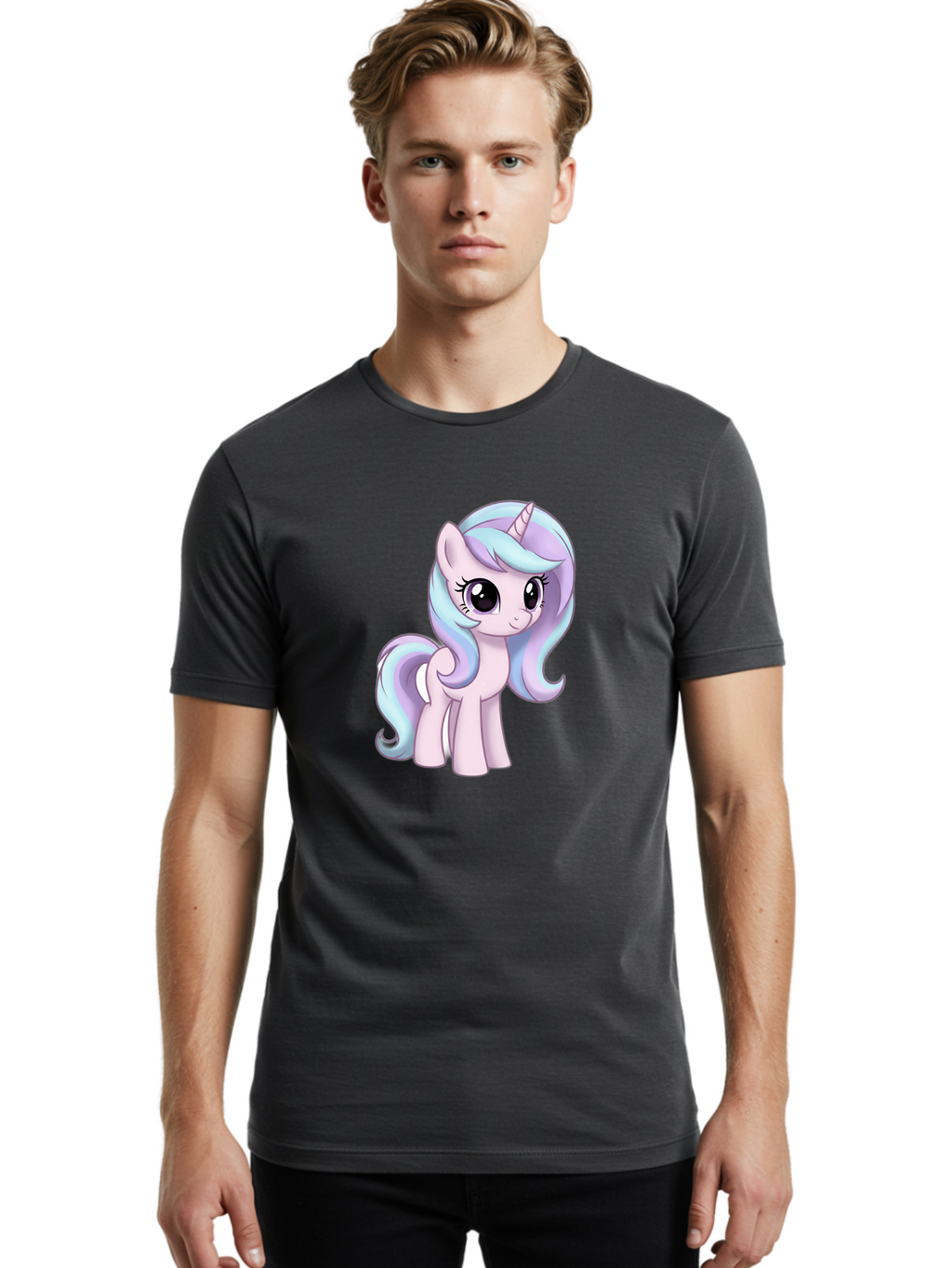 My-Little-Pony Men'S Graphic Tee, 100% Cotton, Comfortable Casual Summer Wear, Machine Washable, Vintage Camera, Old Camera, Antique Camera, Black Camera, Classic Photography, Photography Equipment, Nostalgic Device, Film Camera, Camera Art Bao690