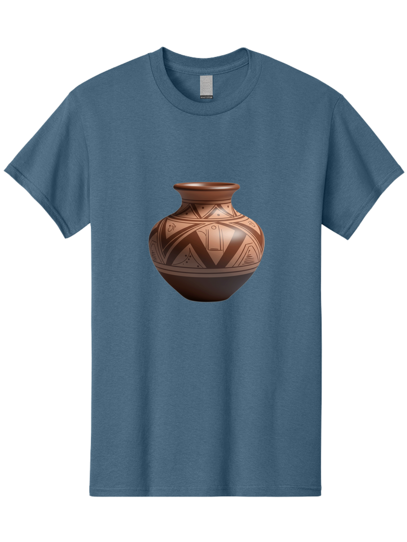 Native-American-Pottery Men'S Graphic Tee, 100% Cotton, Comfortable Casual Summer Wear, Machine Washable, Vintage Camera, Old Camera, Antique Camera, Black Camera, Classic Photography, Photography Equipment, Nostalgic Device, Film Camera, Bao691