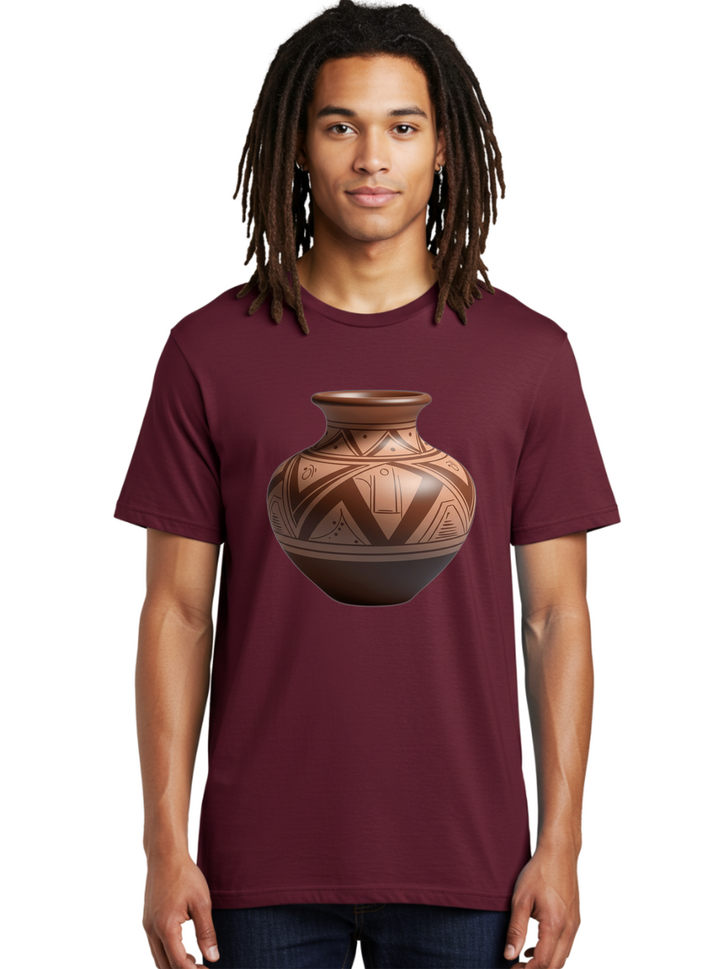 Native-American-Pottery Men'S Graphic Tee, 100% Cotton, Comfortable Casual Summer Wear, Machine Washable, Vintage Camera, Old Camera, Antique Camera, Black Camera, Classic Photography, Photography Equipment, Nostalgic Device, Film Camera, Bao691