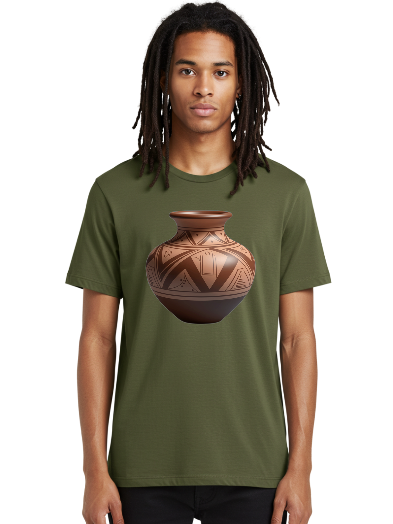 Native-American-Pottery Men'S Graphic Tee, 100% Cotton, Comfortable Casual Summer Wear, Machine Washable, Vintage Camera, Old Camera, Antique Camera, Black Camera, Classic Photography, Photography Equipment, Nostalgic Device, Film Camera, Bao691