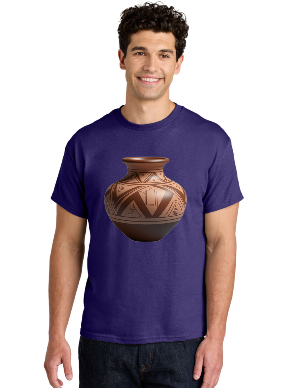 Native-American-Pottery Men'S Graphic Tee, 100% Cotton, Comfortable Casual Summer Wear, Machine Washable, Vintage Camera, Old Camera, Antique Camera, Black Camera, Classic Photography, Photography Equipment, Nostalgic Device, Film Camera, Bao691