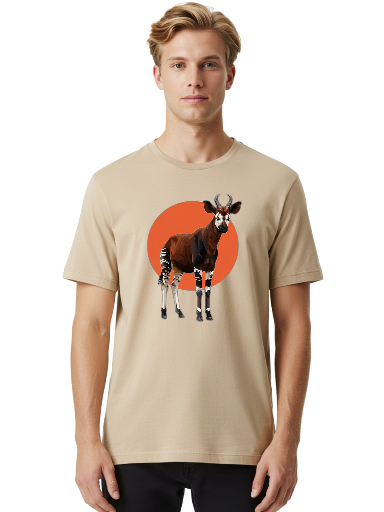 Okapi Men'S Graphic Tee, 100% Cotton, Comfortable Casual Summer Wear, Machine Washable, Vintage Camera, Old Camera, Antique Camera, Black Camera, Classic Photography, Photography Equipment, Nostalgic Device, Film Camera, Camera Art Bao701