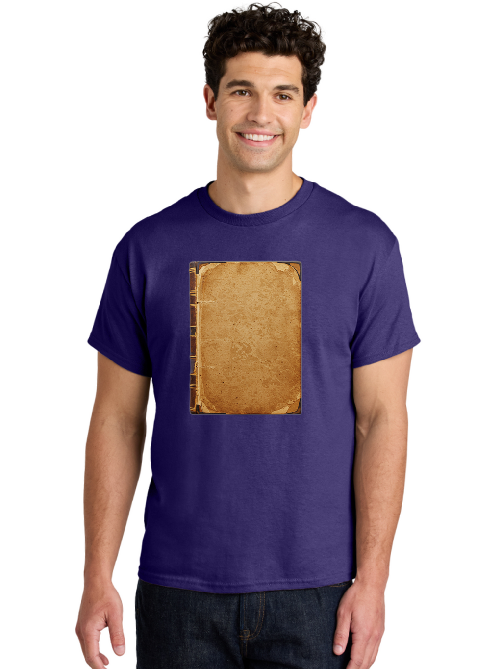 Old-Book-1 Men'S Graphic Tee, 100% Cotton, Comfortable Casual Summer Wear, Machine Washable, Vintage Camera, Old Camera, Antique Camera, Black Camera, Classic Photography, Photography Equipment, Nostalgic Device, Film Camera, Camera Art Bao702