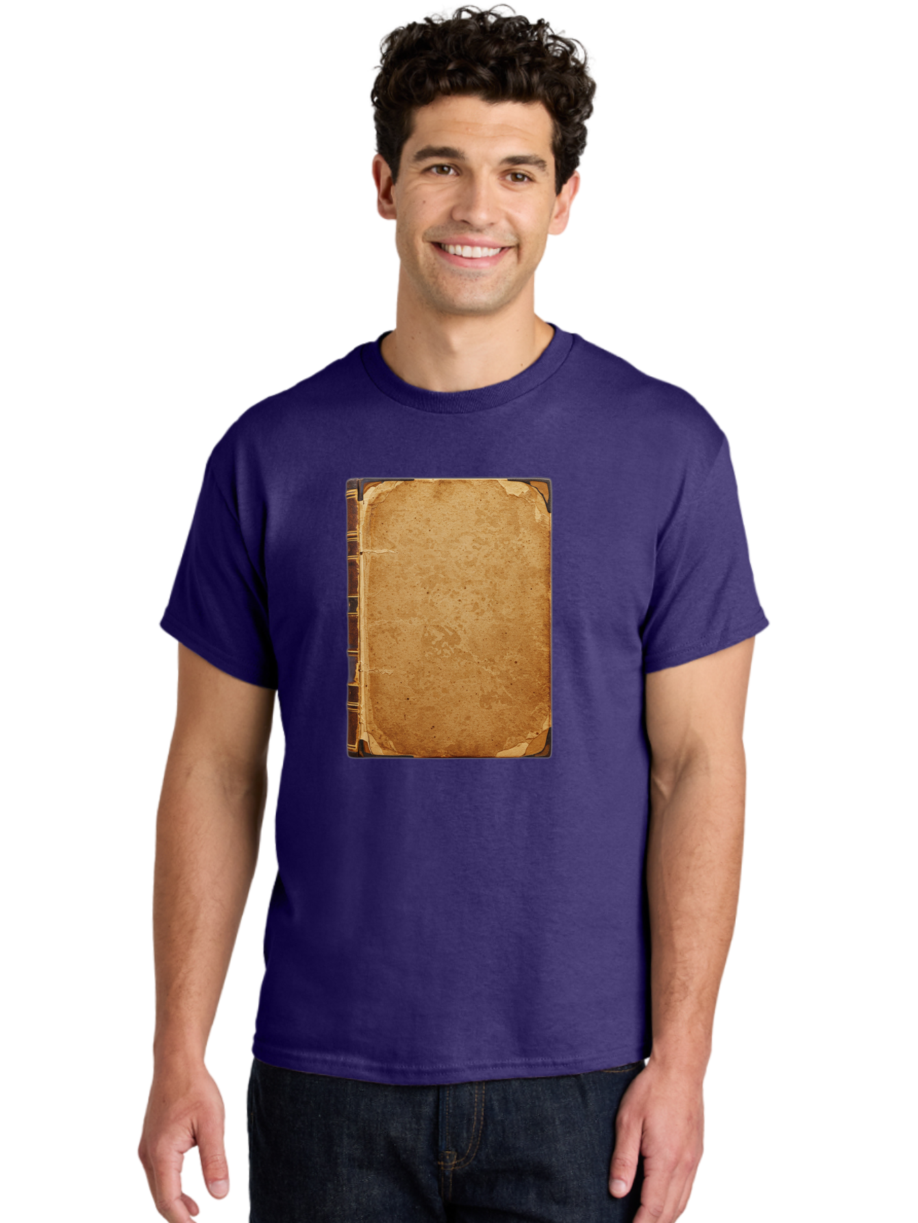 Old-Book-1 Men'S Graphic Tee, 100% Cotton, Comfortable Casual Summer Wear, Machine Washable, Vintage Camera, Old Camera, Antique Camera, Black Camera, Classic Photography, Photography Equipment, Nostalgic Device, Film Camera, Camera Art Bao702