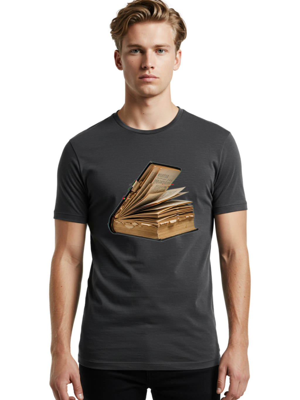 Old-Book Men'S Graphic Tee, 100% Cotton, Comfortable Casual Summer Wear, Machine Washable, Vintage Camera, Old Camera, Antique Camera, Black Camera, Classic Photography, Photography Equipment, Nostalgic Device, Film Camera, Camera Art Bao703