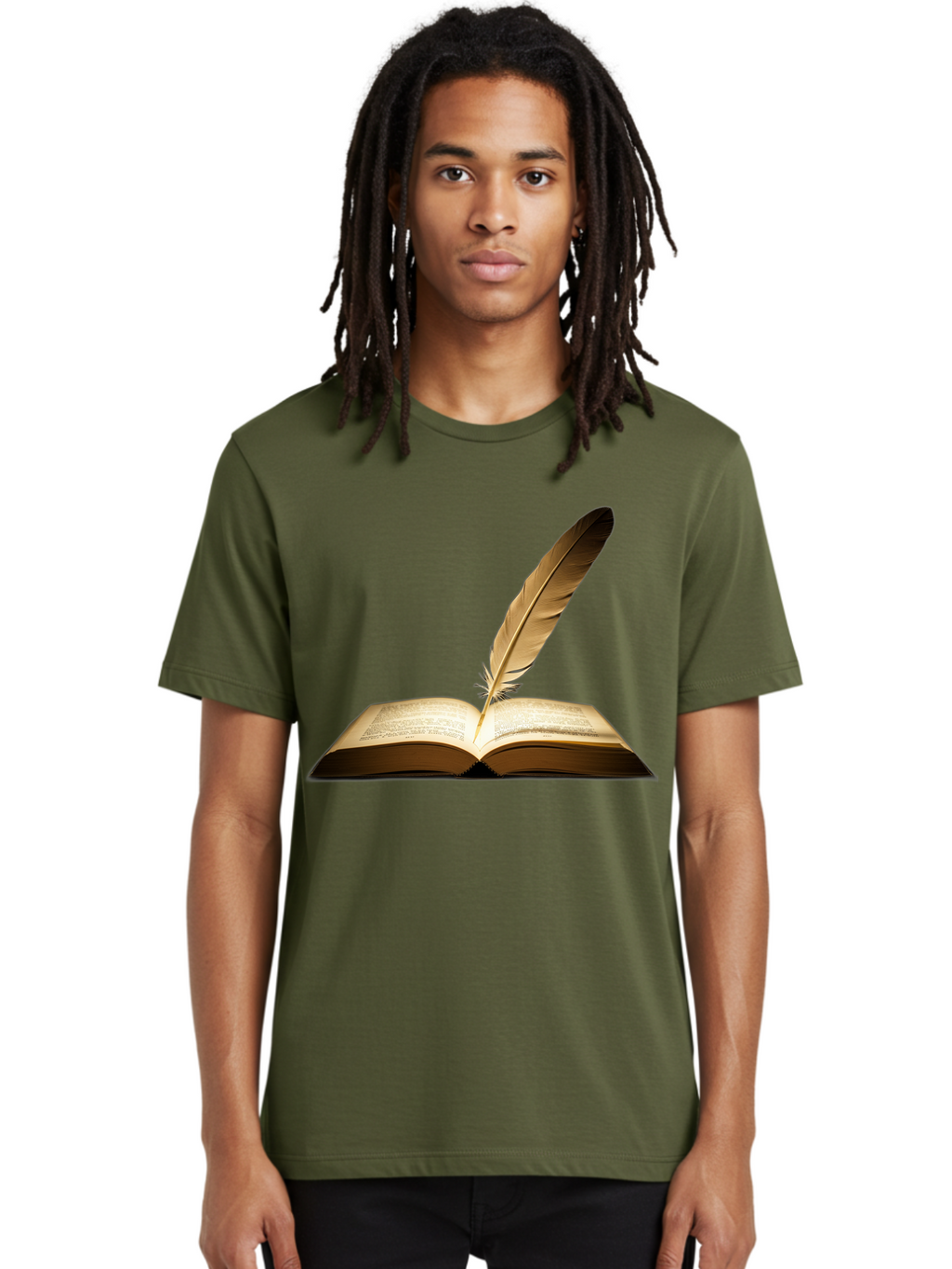 Open-Book-Quill Men'S Graphic Tee, 100% Cotton, Comfortable Casual Summer Wear, Machine Washable, Vintage Camera, Old Camera, Antique Camera, Black Camera, Classic Photography, Photography Equipment, Nostalgic Device, Film Camera, Camera Art Bao706