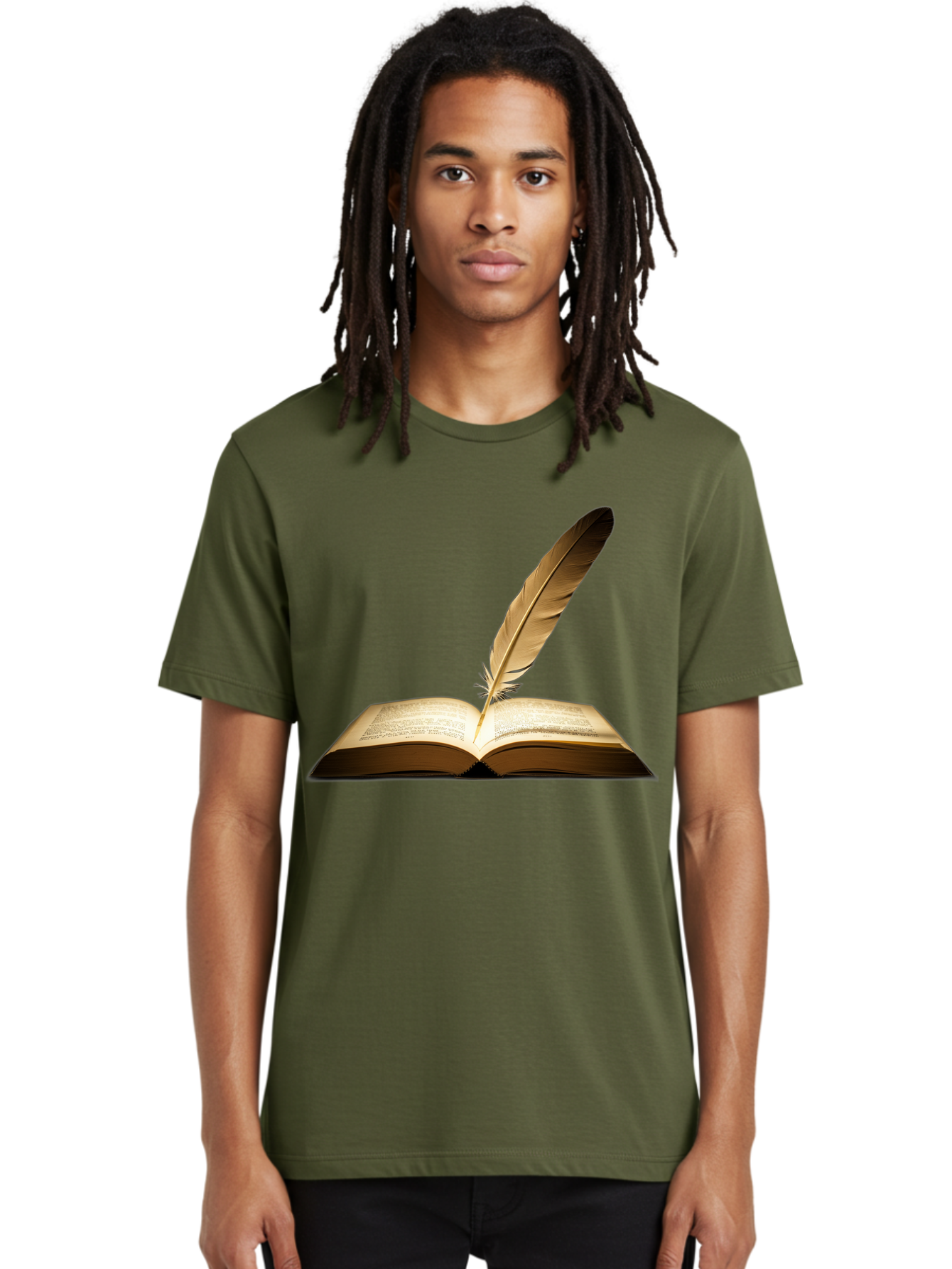 Open-Book-Quill Men'S Graphic Tee, 100% Cotton, Comfortable Casual Summer Wear, Machine Washable, Vintage Camera, Old Camera, Antique Camera, Black Camera, Classic Photography, Photography Equipment, Nostalgic Device, Film Camera, Camera Art Bao706