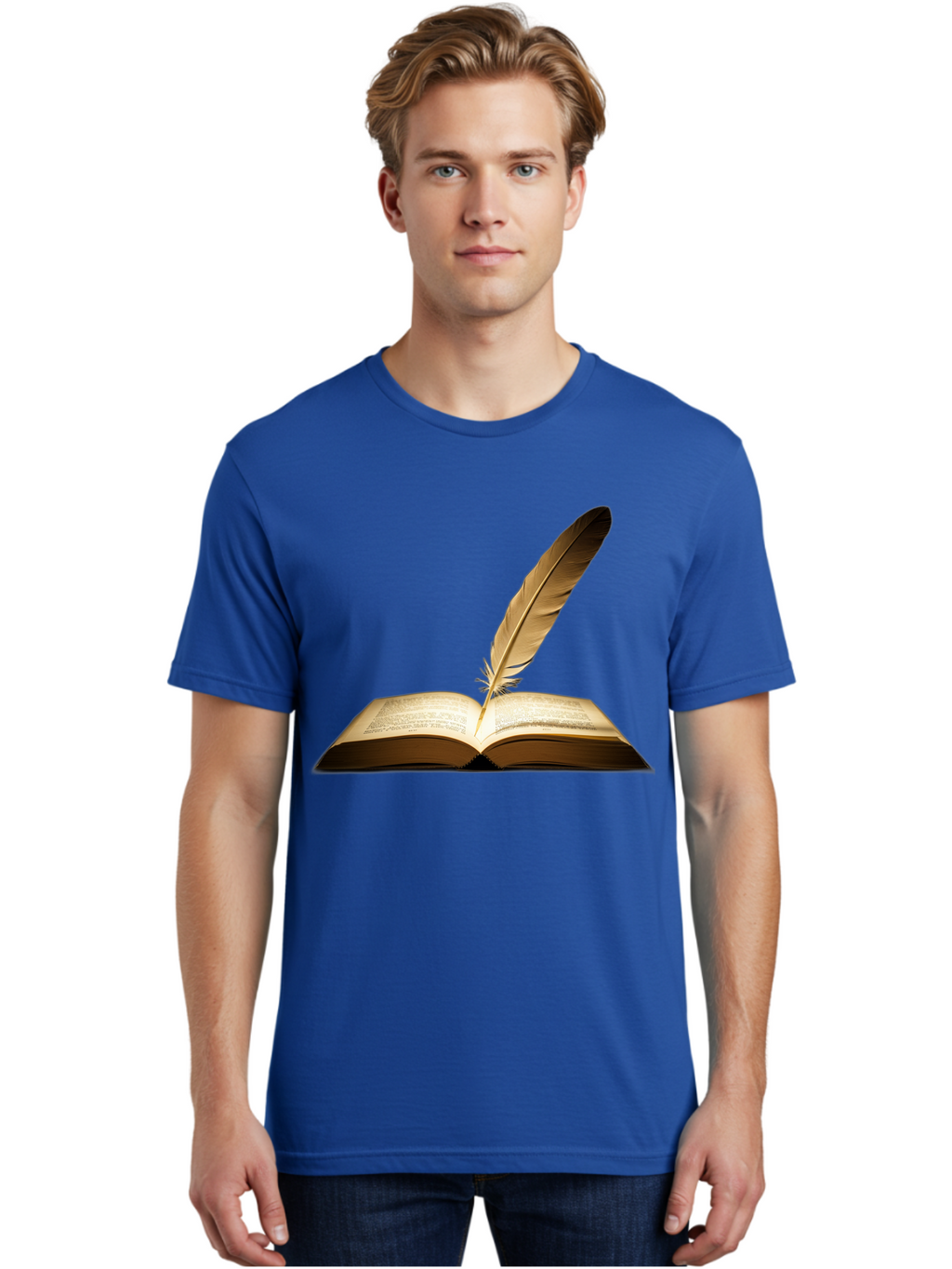 Open-Book-Quill Men'S Graphic Tee, 100% Cotton, Comfortable Casual Summer Wear, Machine Washable, Vintage Camera, Old Camera, Antique Camera, Black Camera, Classic Photography, Photography Equipment, Nostalgic Device, Film Camera, Camera Art Bao706