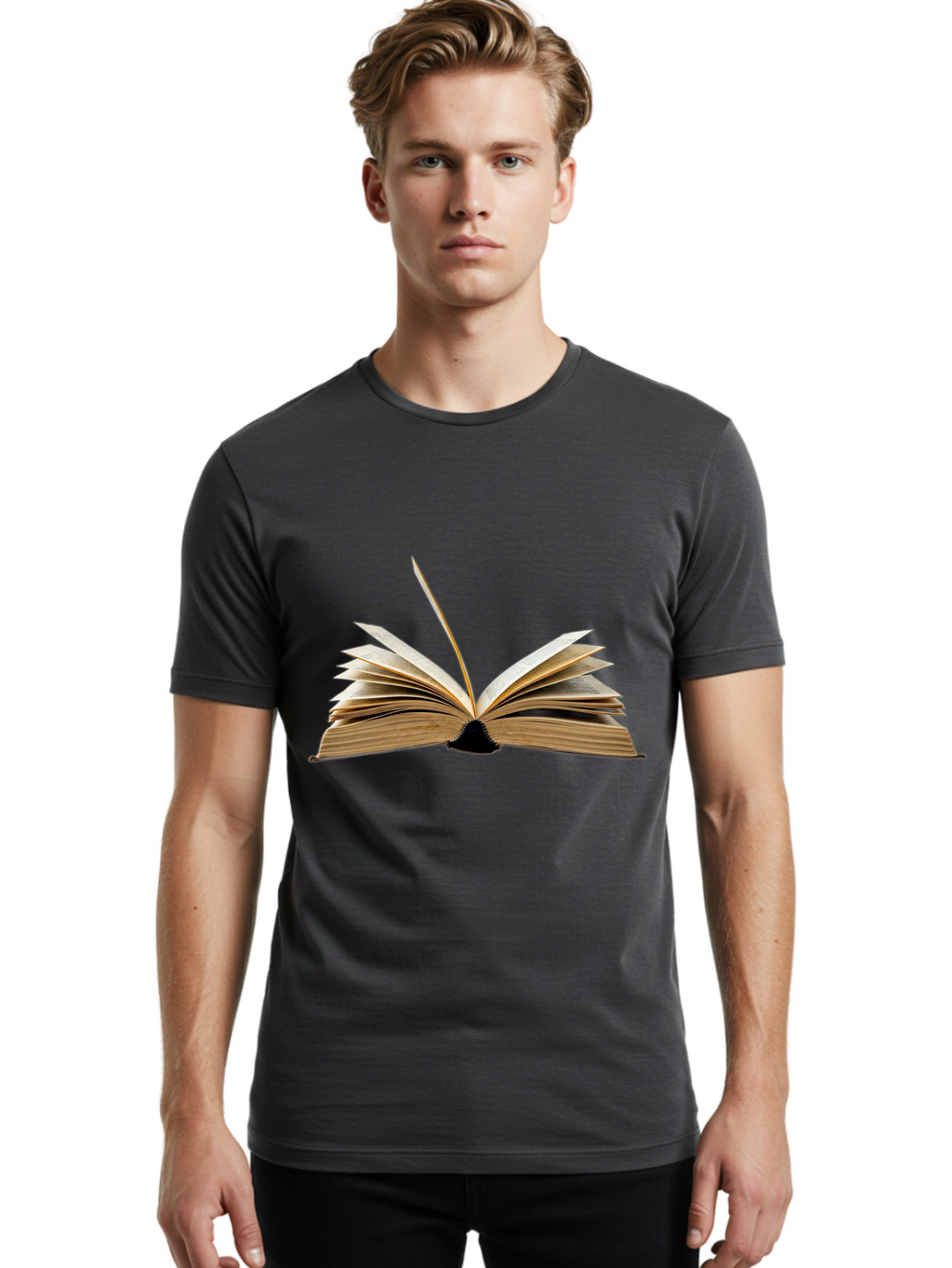 Open-Book Men'S Graphic Tee, 100% Cotton, Comfortable Casual Summer Wear, Machine Washable, Vintage Camera, Old Camera, Antique Camera, Black Camera, Classic Photography, Photography Equipment, Nostalgic Device, Film Camera, Camera Art Bao707