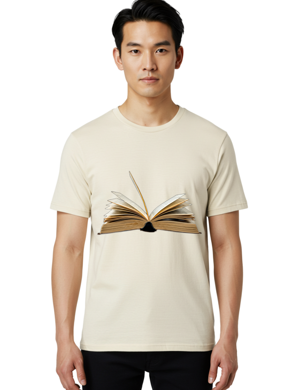 Open-Book Men'S Graphic Tee, 100% Cotton, Comfortable Casual Summer Wear, Machine Washable, Vintage Camera, Old Camera, Antique Camera, Black Camera, Classic Photography, Photography Equipment, Nostalgic Device, Film Camera, Camera Art Bao707