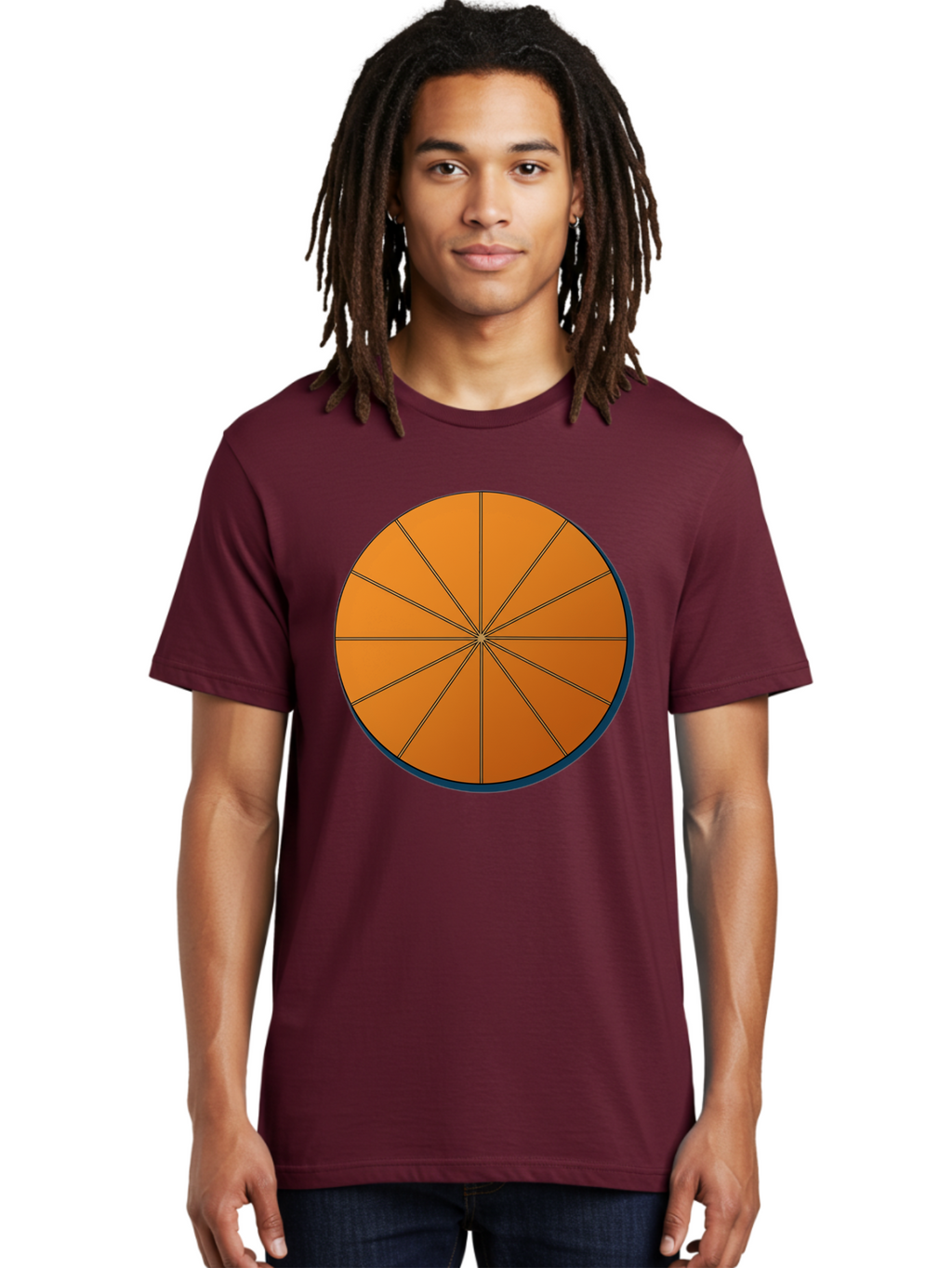 Orange-Circular-Pie-Chart Men'S Graphic Tee, 100% Cotton, Comfortable Casual Summer Wear, Machine Washable, Vintage Camera, Old Camera, Antique Camera, Black Camera, Classic Photography, Photography Equipment, Nostalgic Device, Film Camera, Bao708