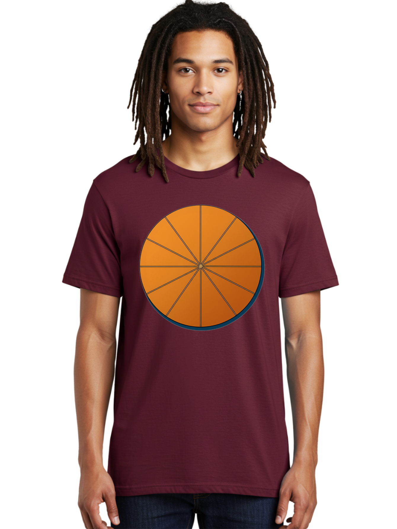 Orange-Circular-Pie-Chart Men'S Graphic Tee, 100% Cotton, Comfortable Casual Summer Wear, Machine Washable, Vintage Camera, Old Camera, Antique Camera, Black Camera, Classic Photography, Photography Equipment, Nostalgic Device, Film Camera, Bao708