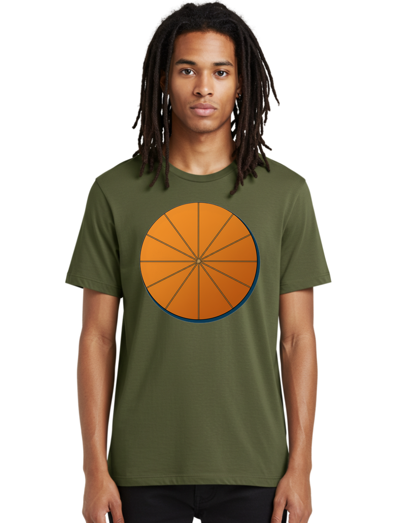 Orange-Circular-Pie-Chart Men'S Graphic Tee, 100% Cotton, Comfortable Casual Summer Wear, Machine Washable, Vintage Camera, Old Camera, Antique Camera, Black Camera, Classic Photography, Photography Equipment, Nostalgic Device, Film Camera, Bao708