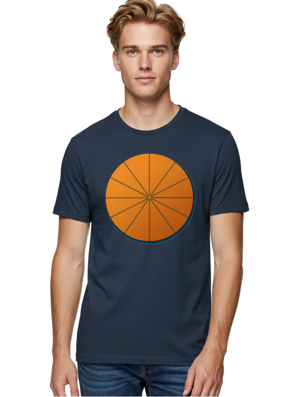 Orange-Circular-Pie-Chart Men'S Graphic Tee, 100% Cotton, Comfortable Casual Summer Wear, Machine Washable, Vintage Camera, Old Camera, Antique Camera, Black Camera, Classic Photography, Photography Equipment, Nostalgic Device, Film Camera, Bao708