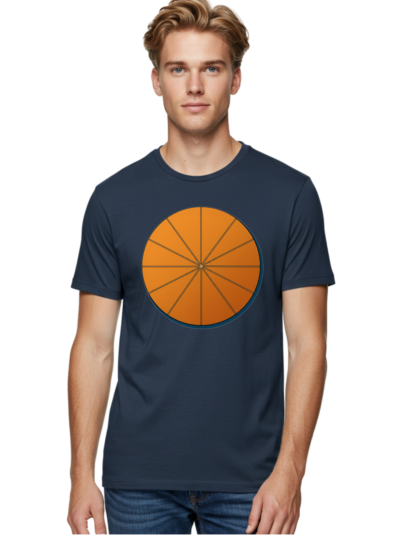 Orange-Circular-Pie-Chart Men'S Graphic Tee, 100% Cotton, Comfortable Casual Summer Wear, Machine Washable, Vintage Camera, Old Camera, Antique Camera, Black Camera, Classic Photography, Photography Equipment, Nostalgic Device, Film Camera, Bao708