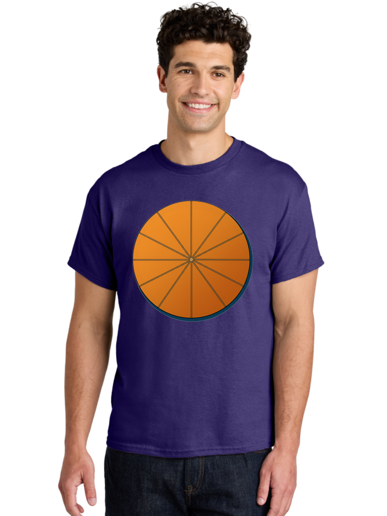 Orange-Circular-Pie-Chart Men'S Graphic Tee, 100% Cotton, Comfortable Casual Summer Wear, Machine Washable, Vintage Camera, Old Camera, Antique Camera, Black Camera, Classic Photography, Photography Equipment, Nostalgic Device, Film Camera, Bao708