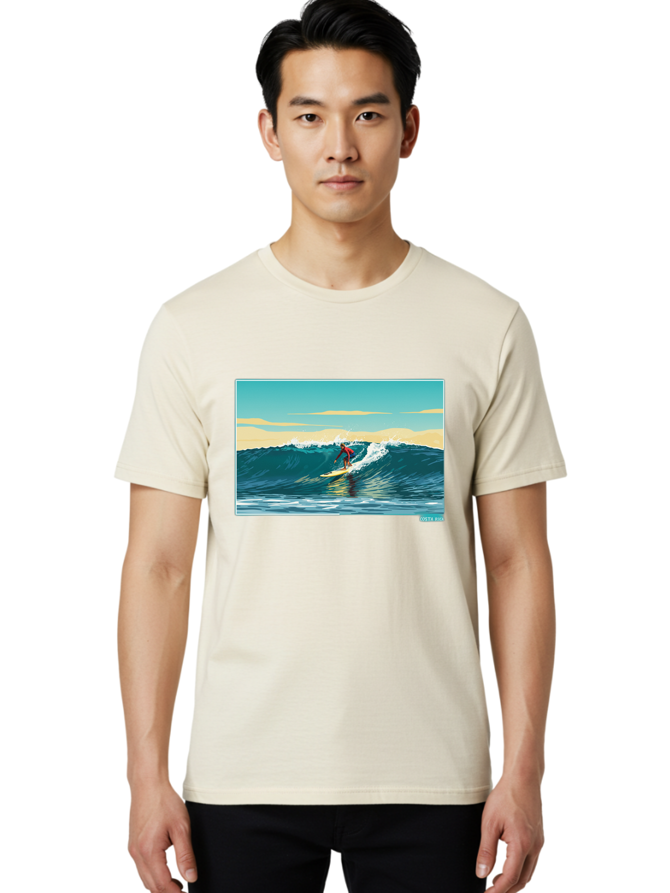 Osvania-Surfer Men'S Graphic Tee, 100% Cotton, Comfortable Casual Summer Wear, Machine Washable, Vintage Camera, Old Camera, Antique Camera, Black Camera, Classic Photography, Photography Equipment, Nostalgic Device, Film Camera, Camera Art Bao711