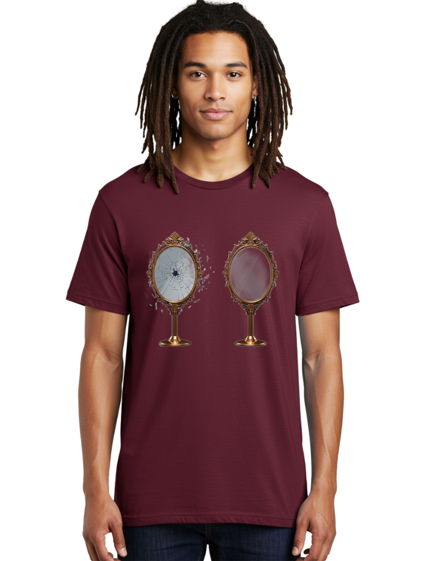 Oval-Mirrors Men'S Graphic Tee, 100% Cotton, Comfortable Casual Summer Wear, Machine Washable, Vintage Camera, Old Camera, Antique Camera, Black Camera, Classic Photography, Photography Equipment, Nostalgic Device, Film Camera, Camera Art Bao713