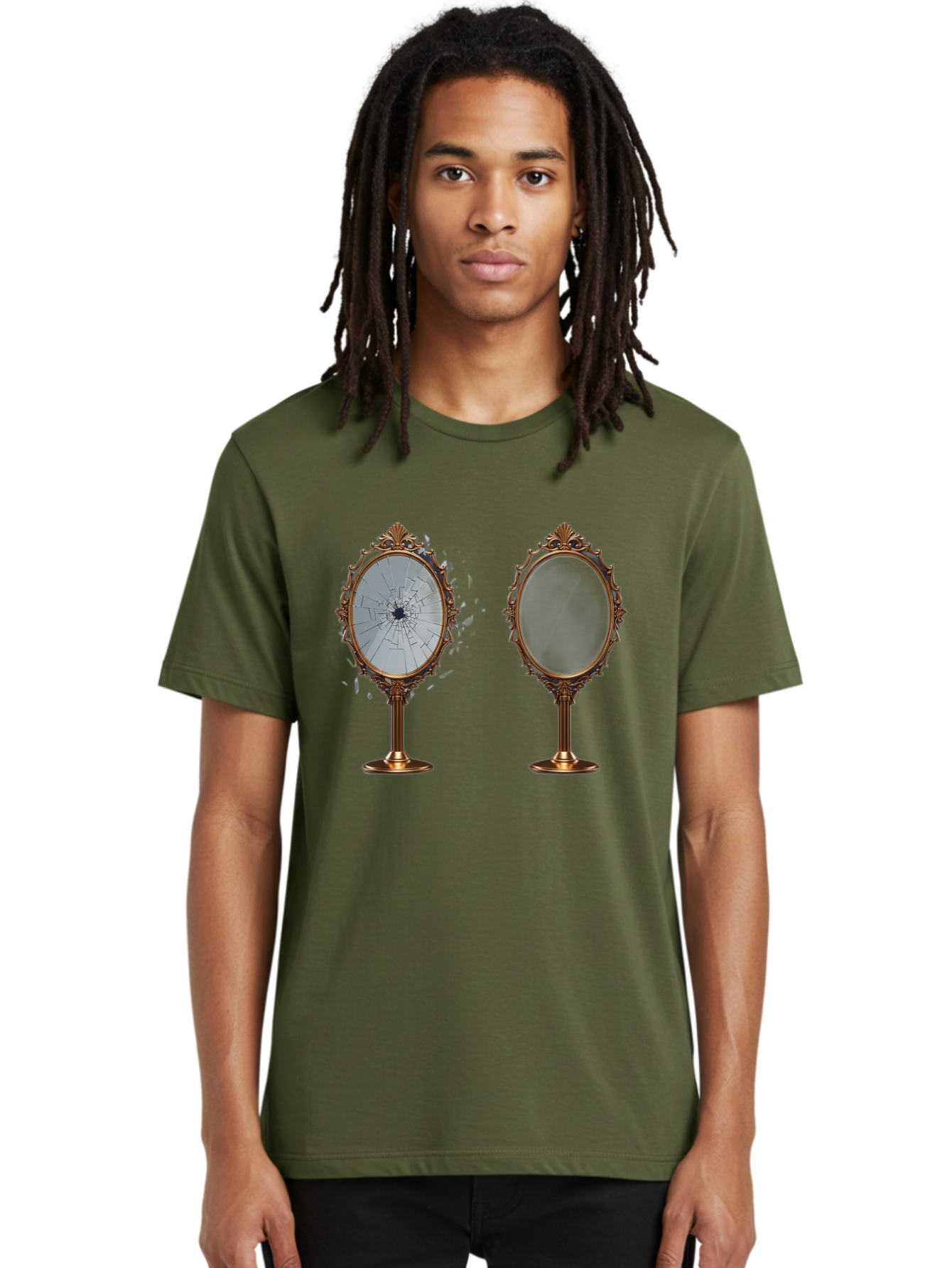 Oval-Mirrors Men'S Graphic Tee, 100% Cotton, Comfortable Casual Summer Wear, Machine Washable, Vintage Camera, Old Camera, Antique Camera, Black Camera, Classic Photography, Photography Equipment, Nostalgic Device, Film Camera, Camera Art Bao713