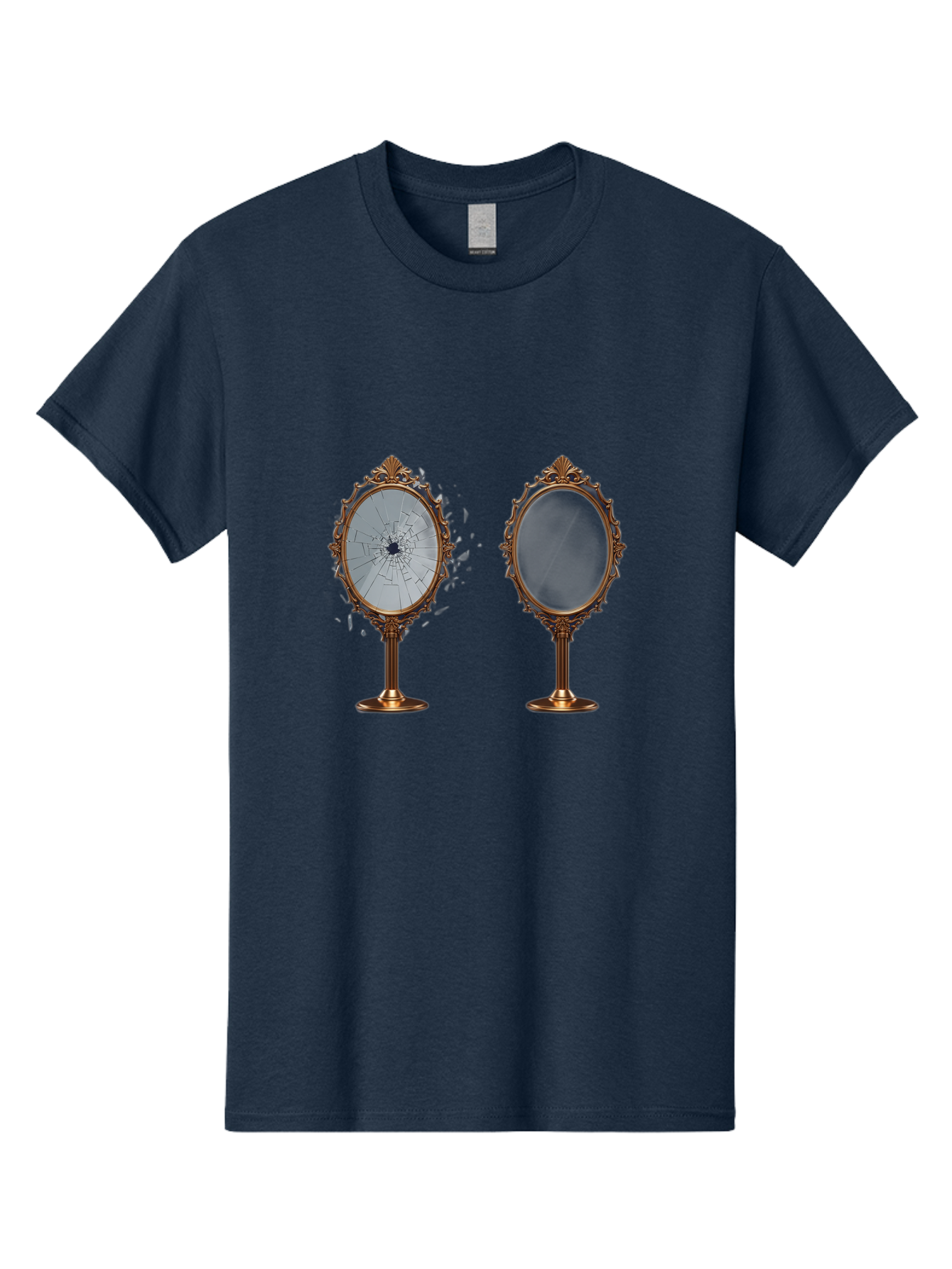Oval-Mirrors Men'S Graphic Tee, 100% Cotton, Comfortable Casual Summer Wear, Machine Washable, Vintage Camera, Old Camera, Antique Camera, Black Camera, Classic Photography, Photography Equipment, Nostalgic Device, Film Camera, Camera Art Bao713