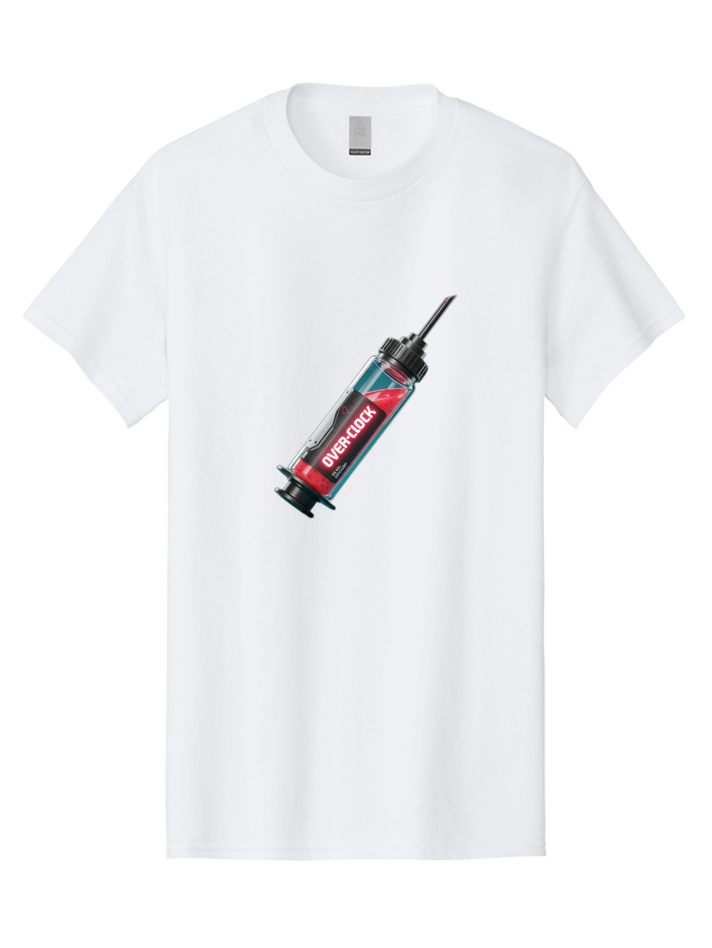 Over-Clock Men'S Graphic Tee, 100% Cotton, Comfortable Casual Summer Wear, Machine Washable, Vintage Camera, Old Camera, Antique Camera, Black Camera, Classic Photography, Photography Equipment, Nostalgic Device, Film Camera, Camera Art Bao714