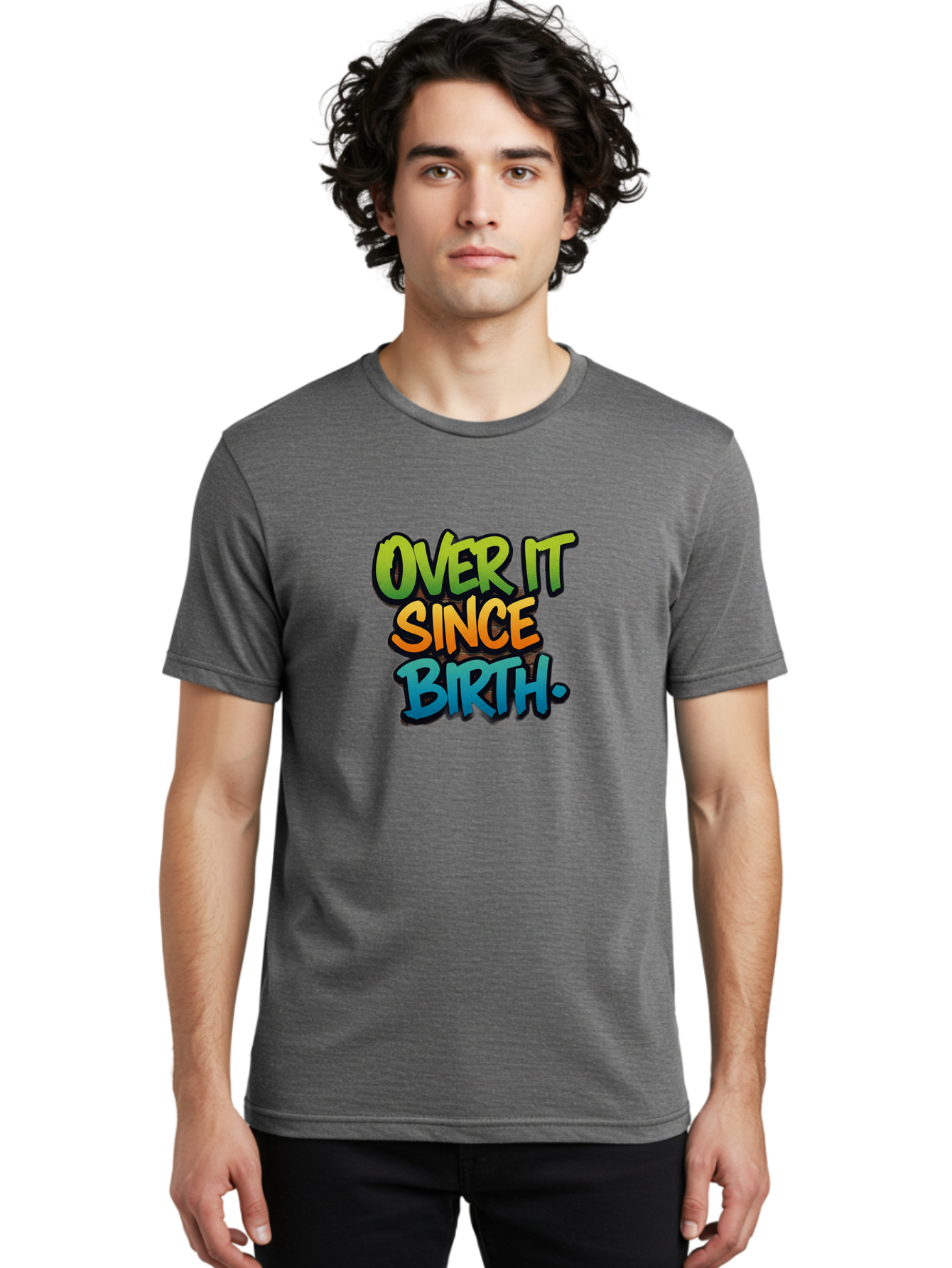 Over-It-Since-Birth-1 Men'S Graphic Tee, 100% Cotton, Comfortable Casual Summer Wear, Machine Washable, Vintage Camera, Old Camera, Antique Camera, Black Camera, Classic Photography, Photography Equipment, Nostalgic Device, Film Camera, Bao715